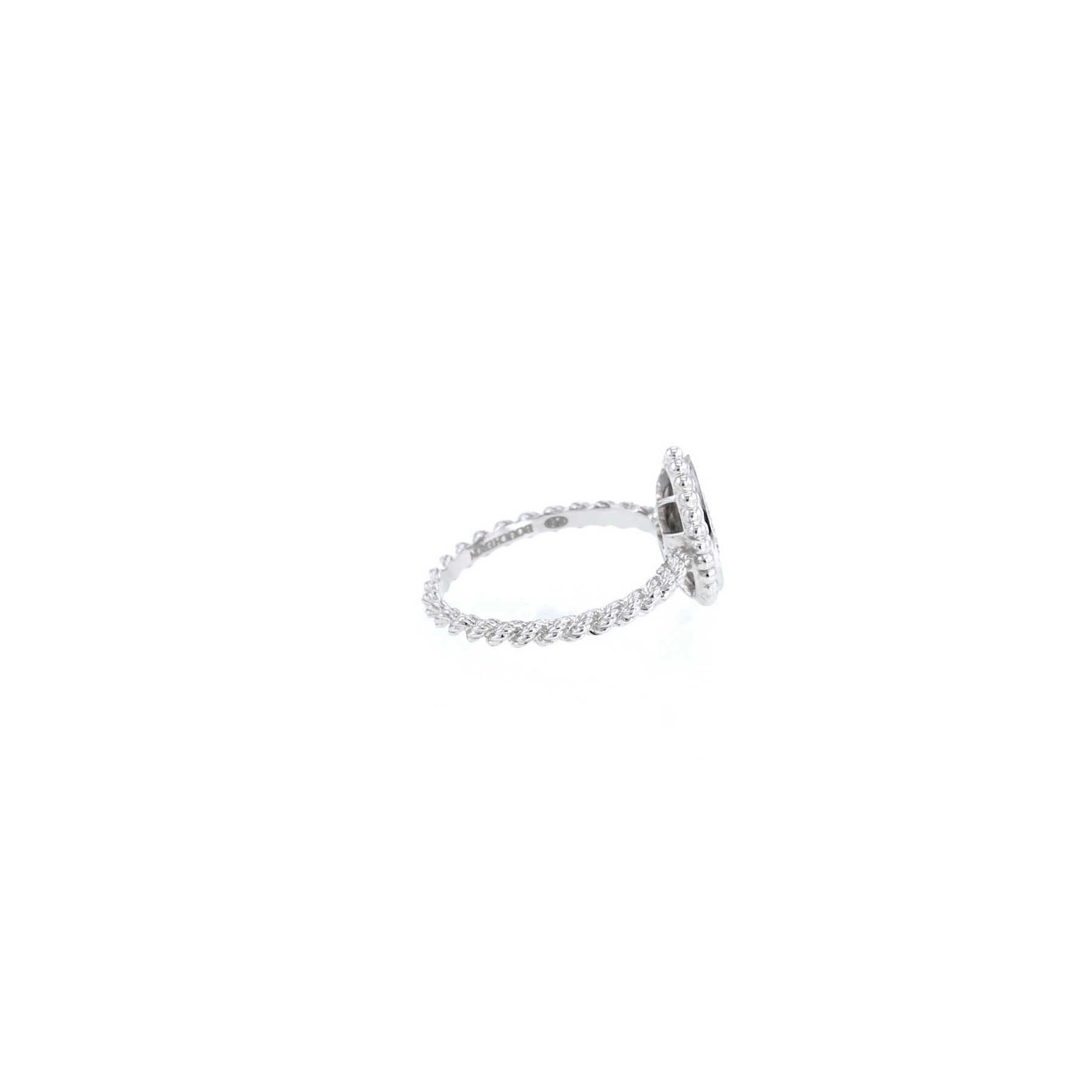 Bague Boucheron Serpent Bohème taille S en or blanc et diamants