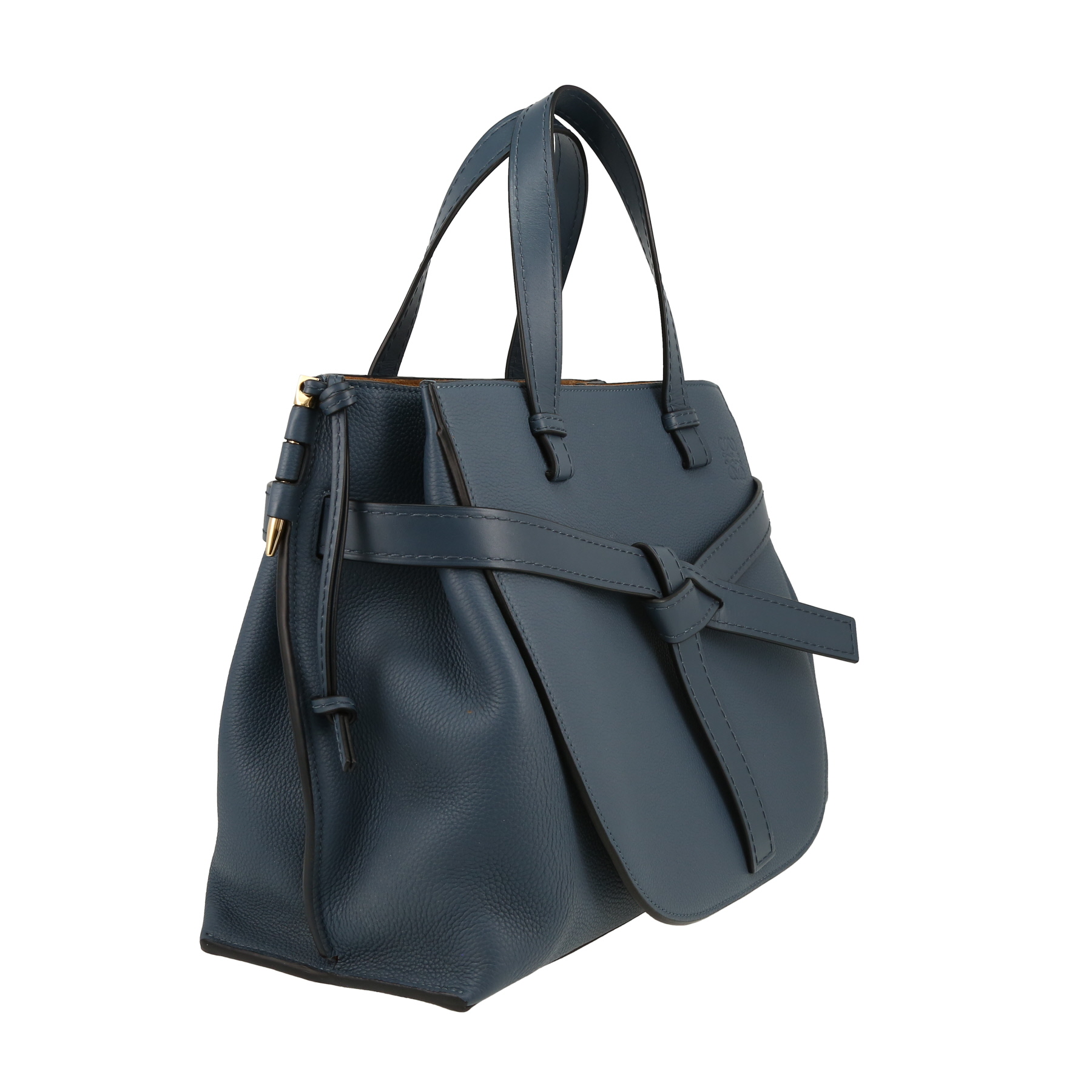 Sac à main Loewe  Gate en cuir bleu