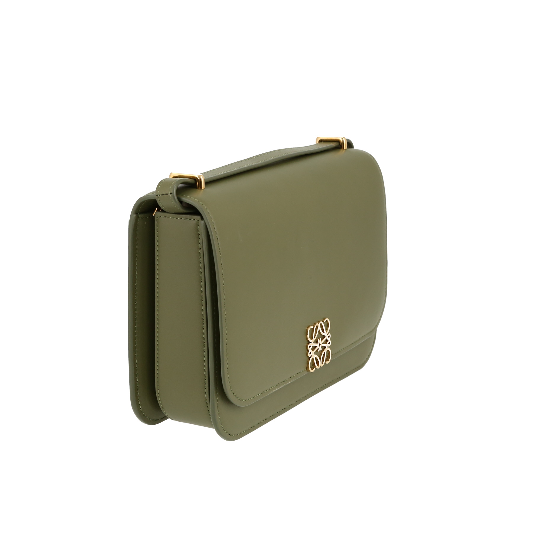 Loewe  Goya handbag  in green leather