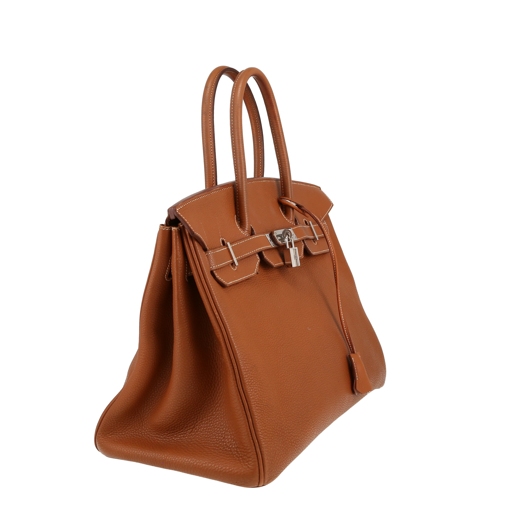 Hermès  Birkin 35 cm handbag  in gold togo leather