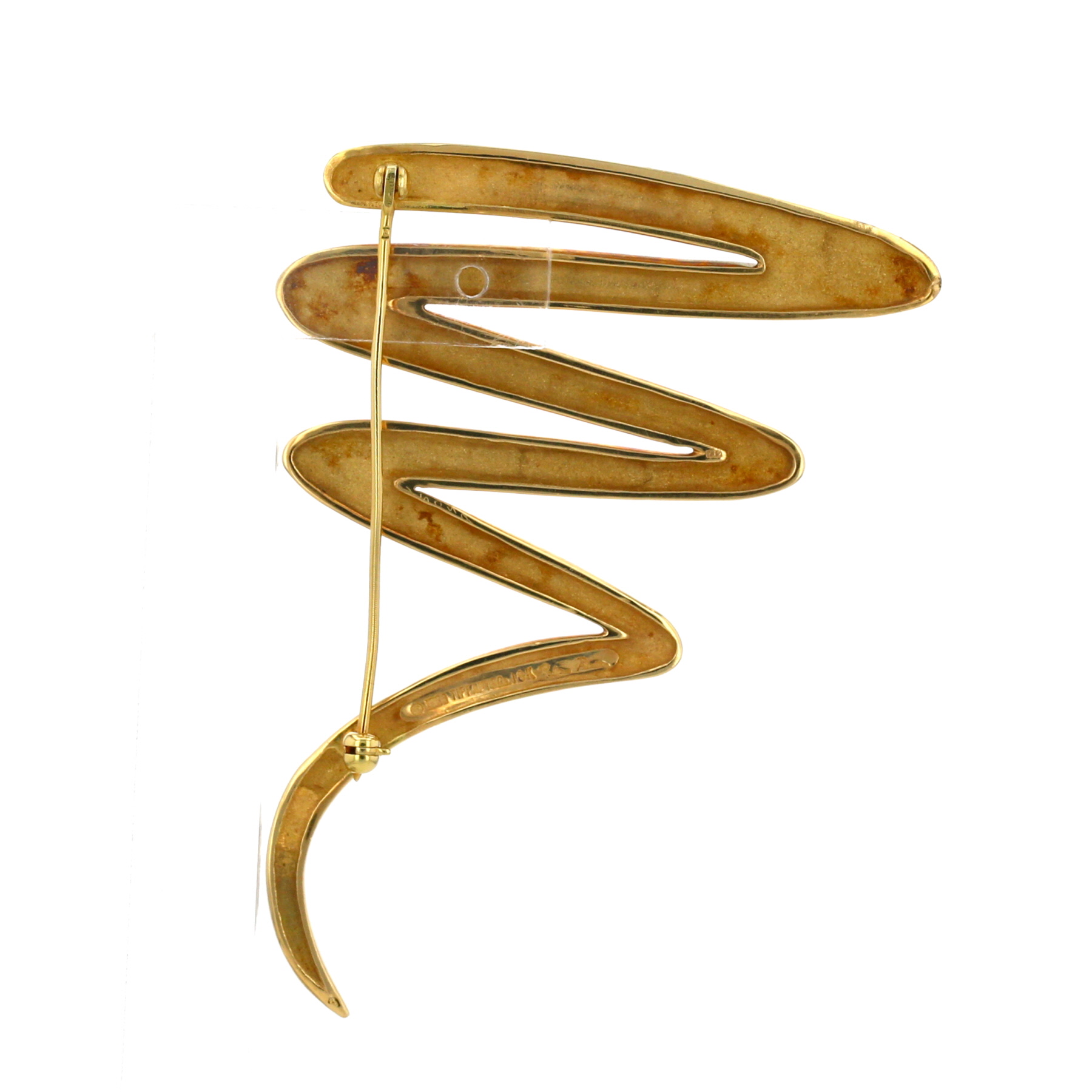 Tiffany & Co Paloma Picasso brooch in yellow gold