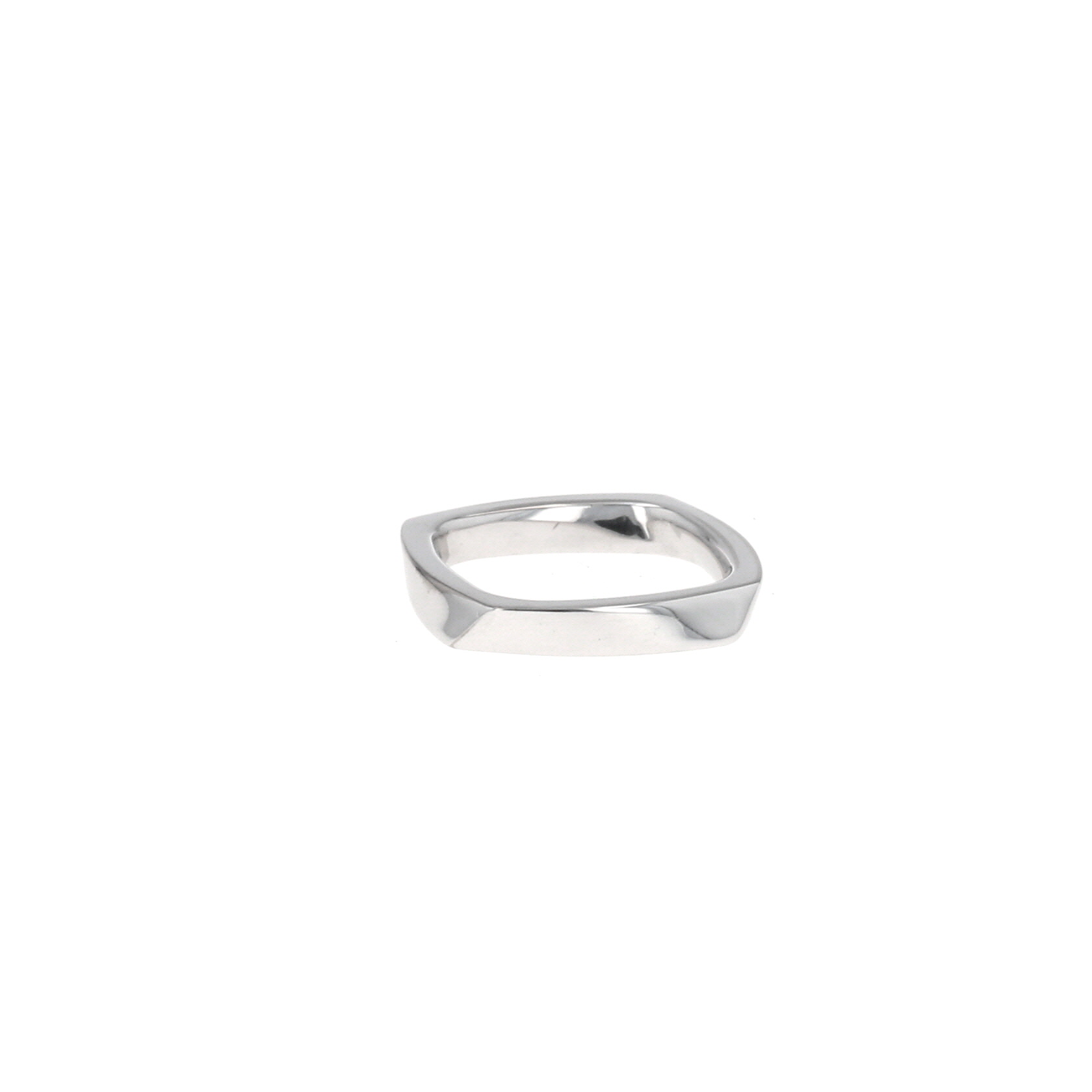 Tiffany & Co Frank Gehry wedding ring in white gold