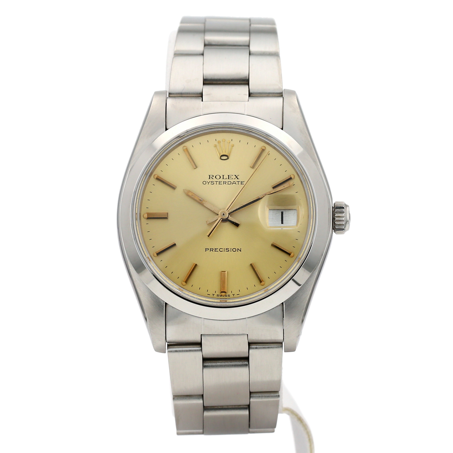 Oyster Date Precision In Stainless Steel Ref: 6694