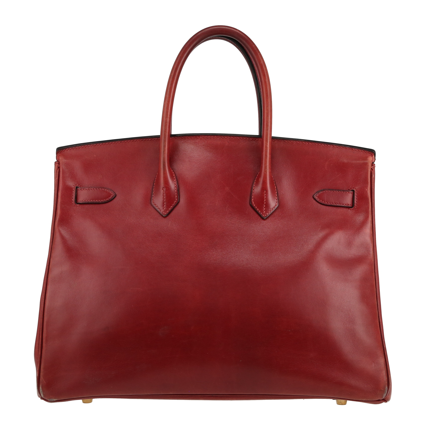 Birkin 35 cm Handbag In Box Leather