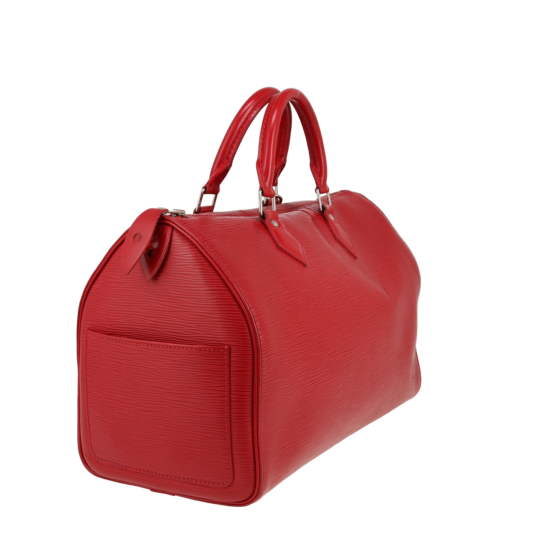 Louis Vuitton  Speedy 35 handbag  in red epi leather