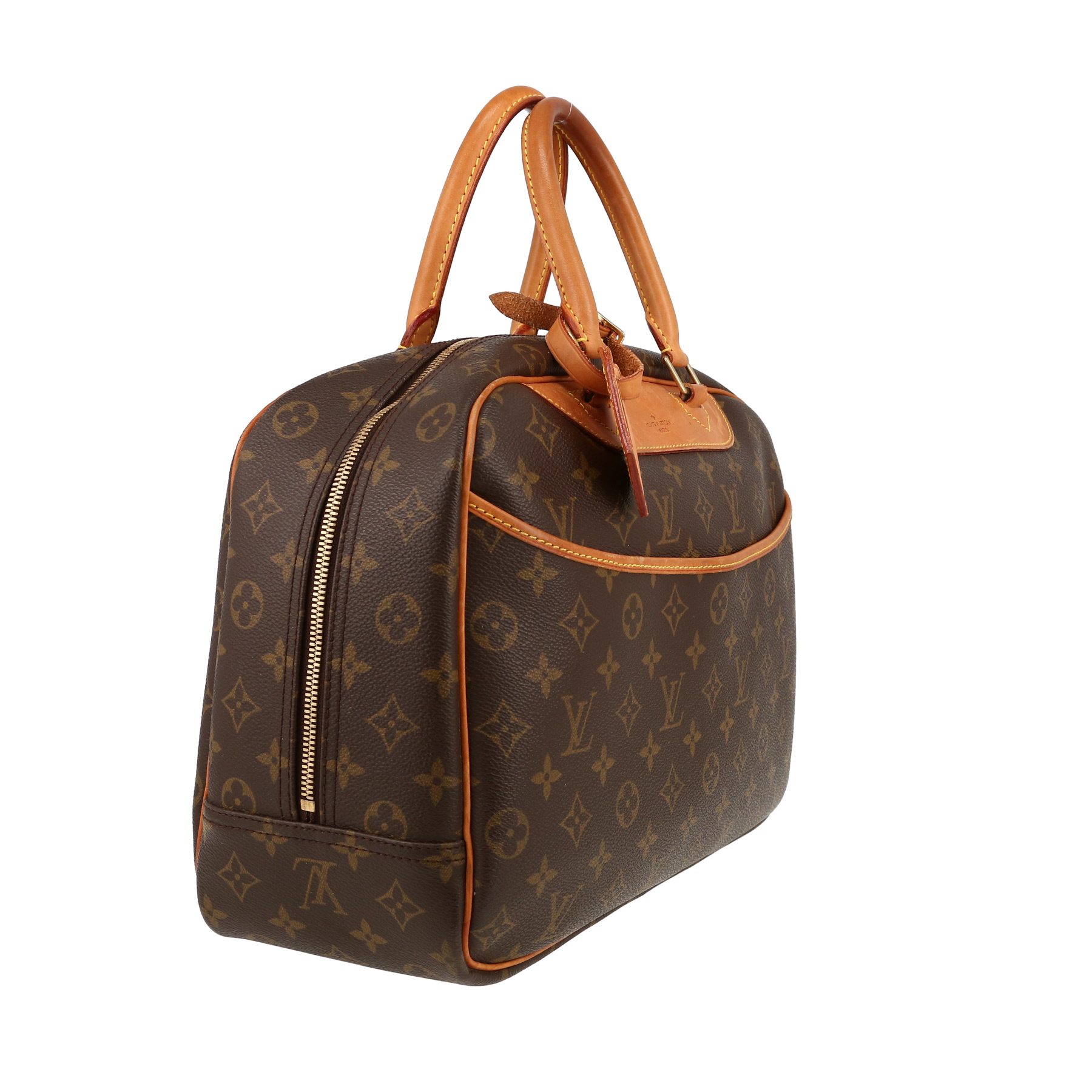 Bolso de fin de semana Louis Vuitton  Deauville en lona Monogram y cuero natural