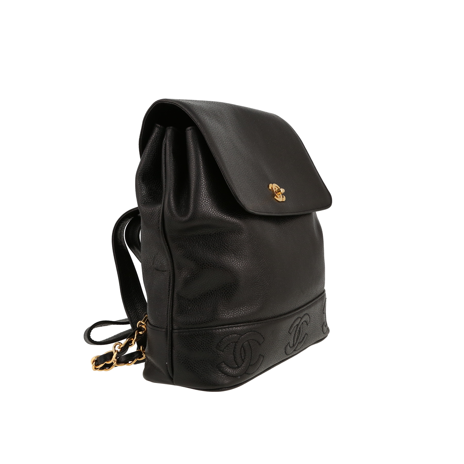 Chanel  Sac à dos backpack  in black leather