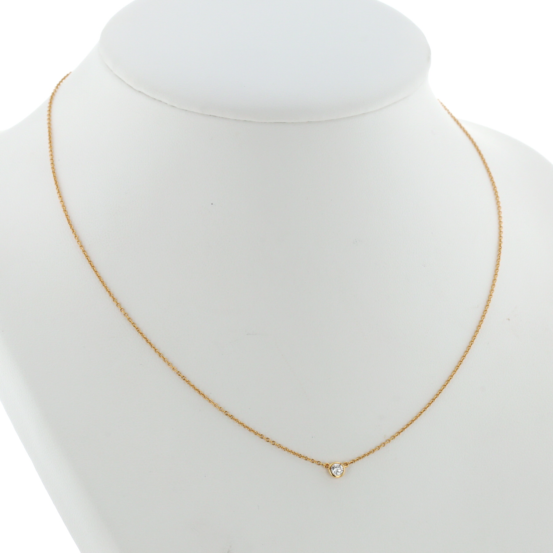 Tiffany 
Co Diamonds By The Yard necklace in yellow gold and diamond Tiffany 
Co Diamonds By The Yard necklace in yellow gold and diamond