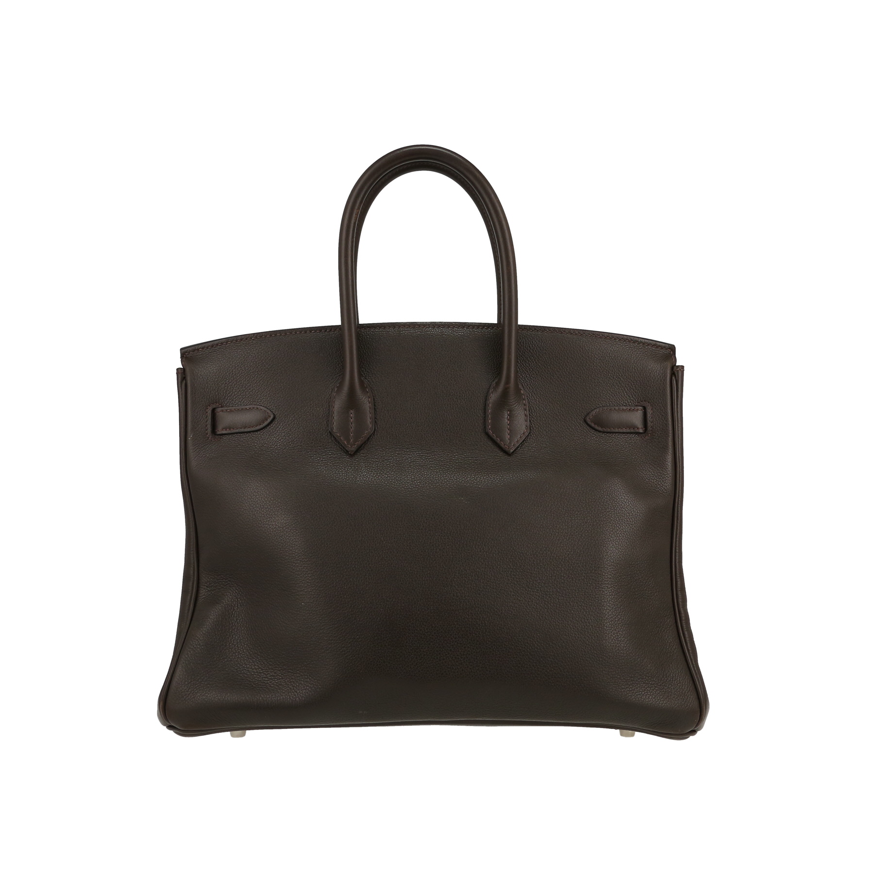 Birkin 35 cm Handbag In Brown Togo Leather