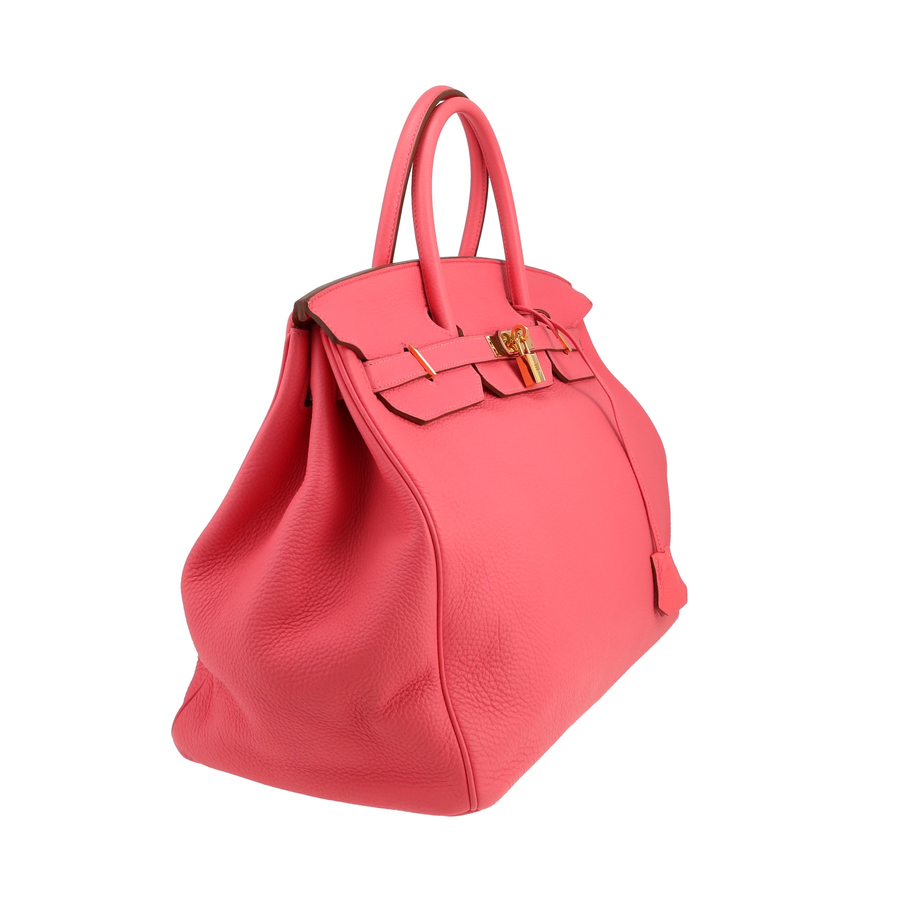 Hermès  Birkin 40 cm handbag  in Rose Lipstick togo leather