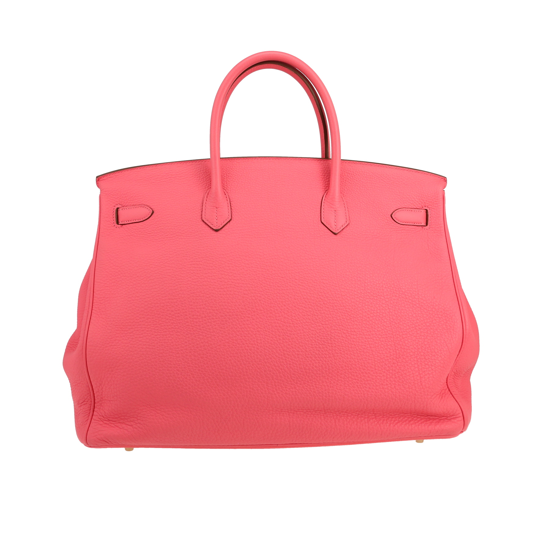 Birkin 40 cm Handbag In Rose Lipstick Togo Leather