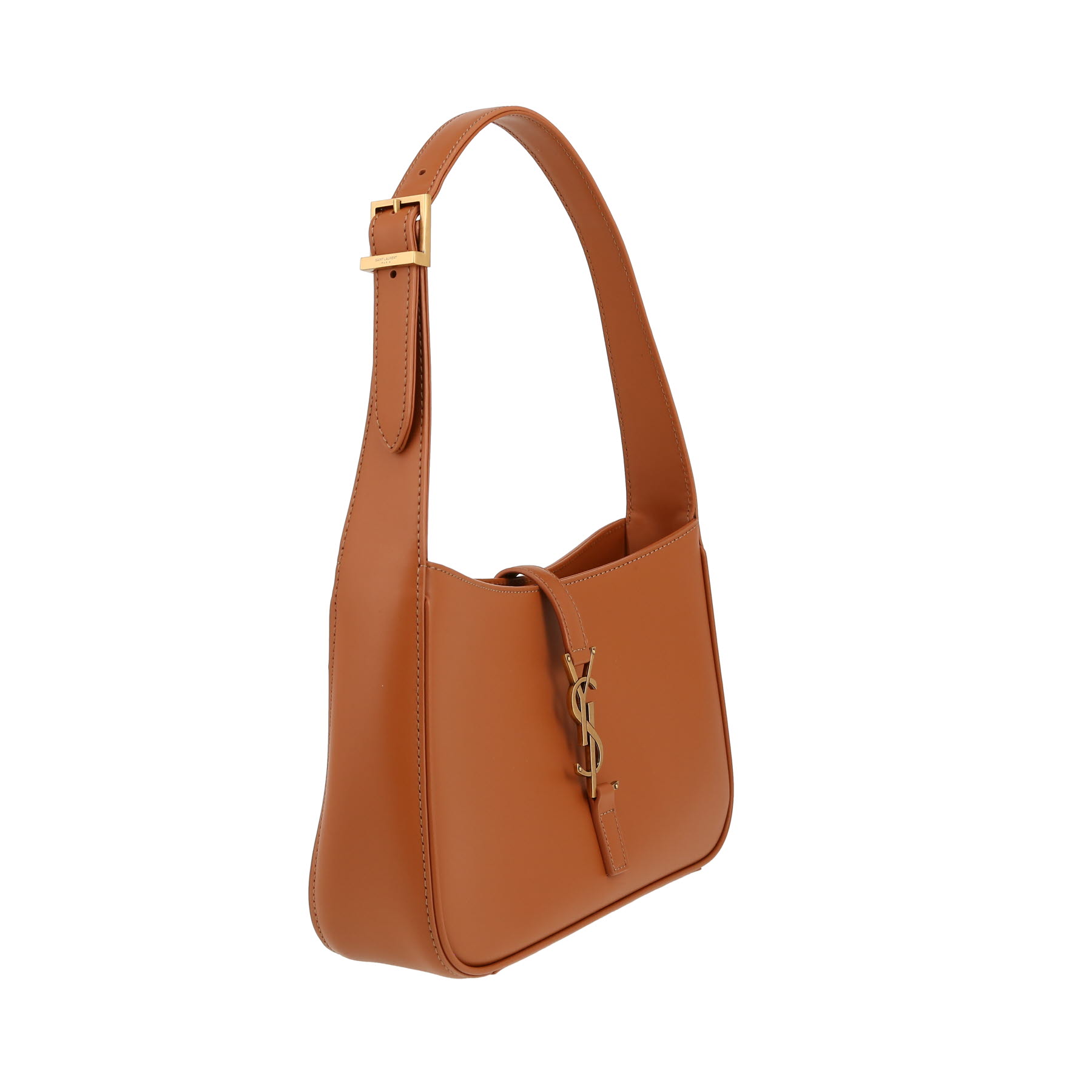 Sac à main Saint Laurent  5 à 7 en cuir marron