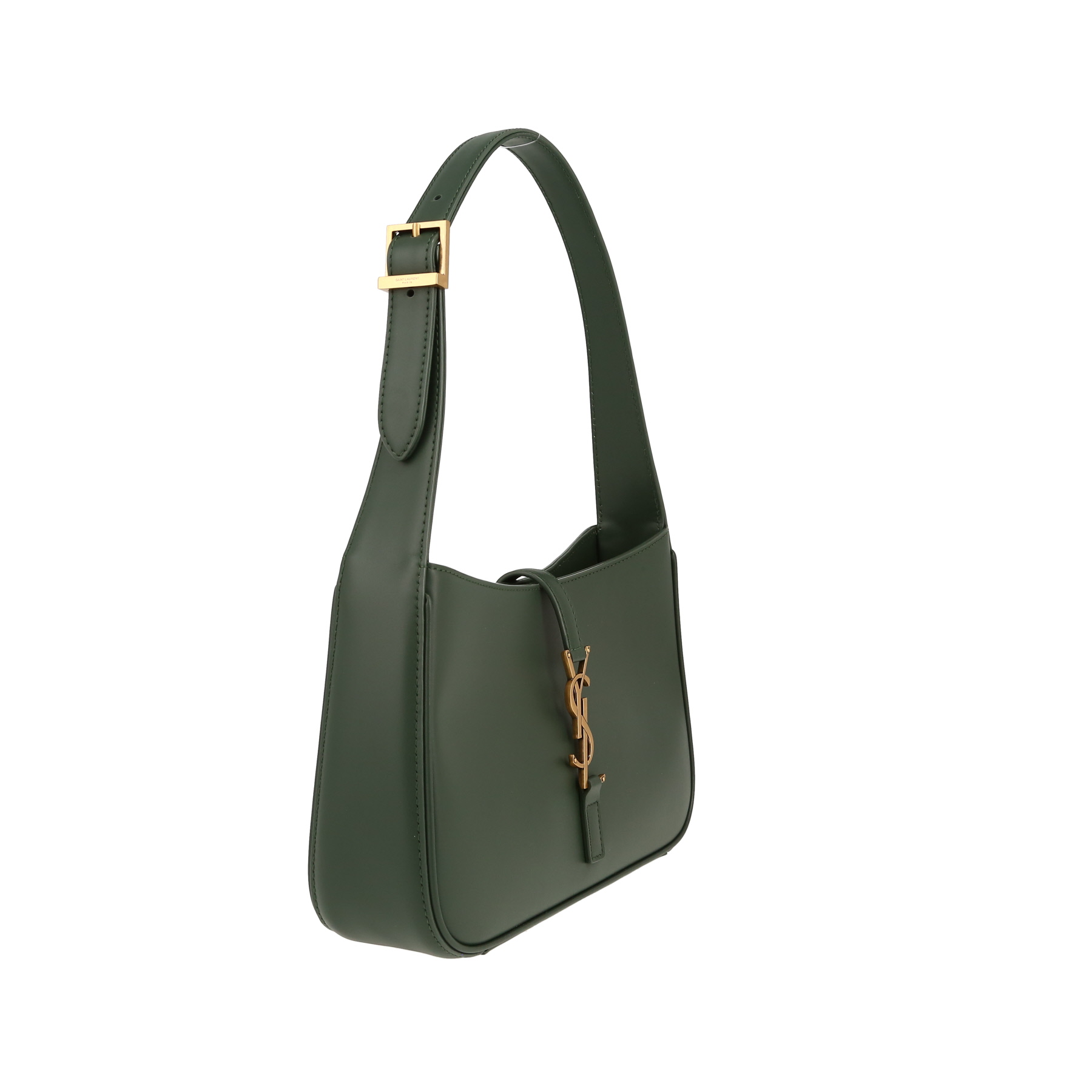 Saint Laurent  5 à 7 handbag  in green leather