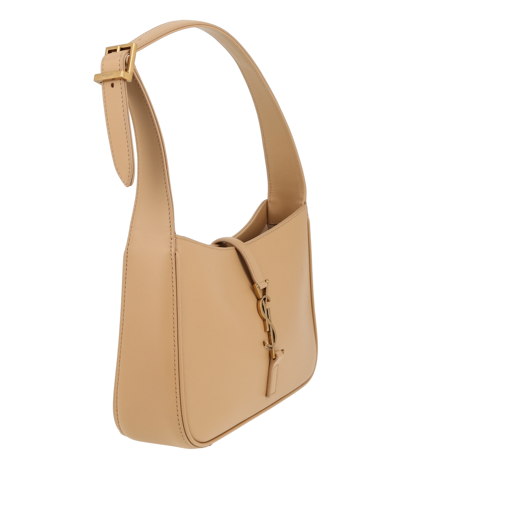 Saint Laurent  5 à 7 handbag  in beige leather
