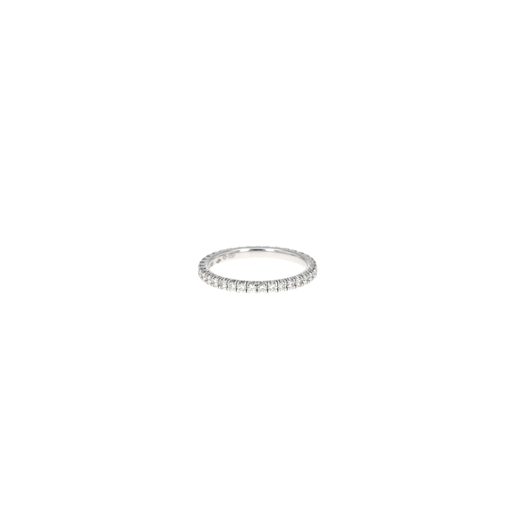 Fede nuziale Cartier Etincelle in oro bianco e diamanti