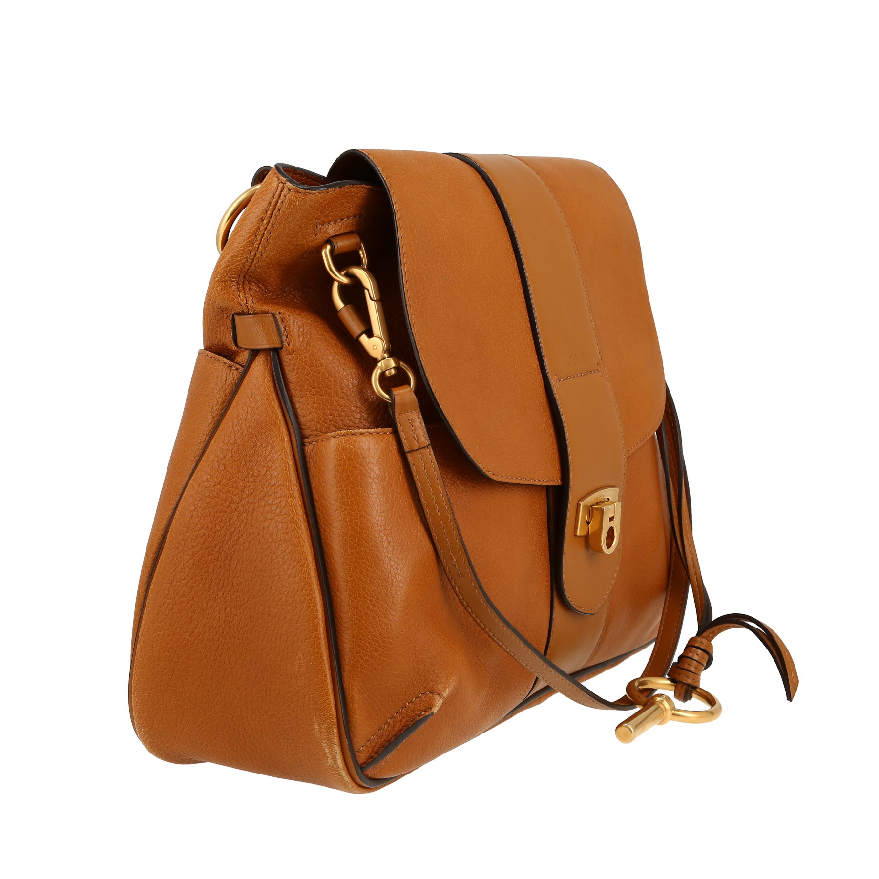 Chloé  Lexa handbag  in brown leather