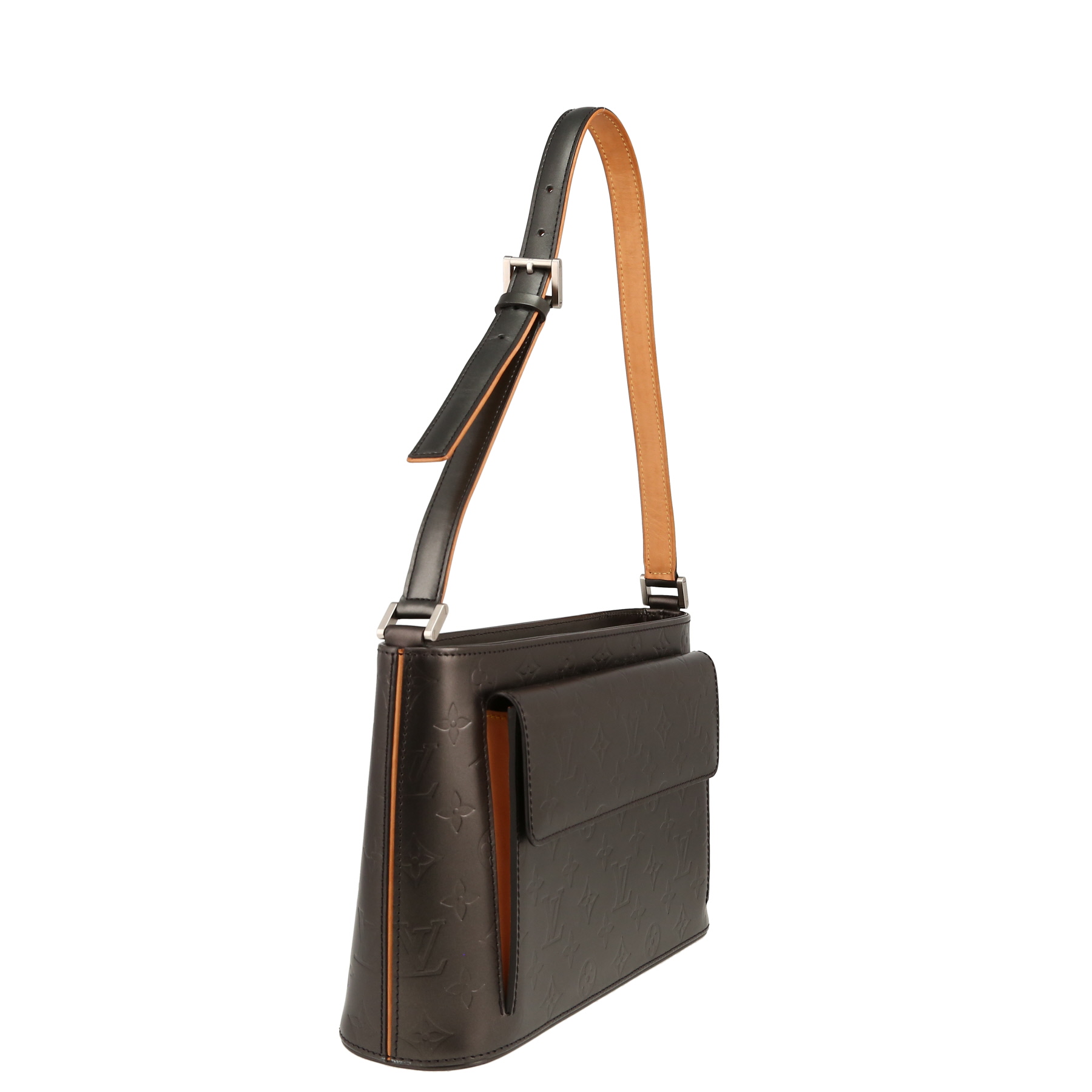 Louis Vuitton  Allston shoulder bag  in grey empreinte monogram leather