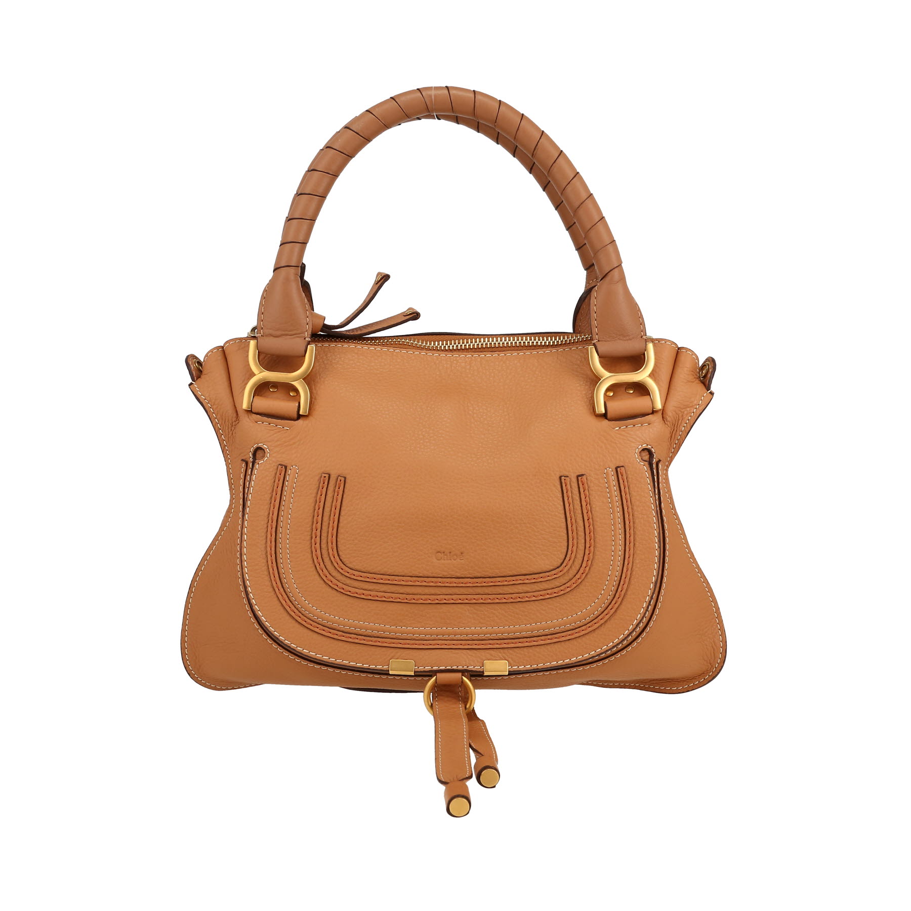Marcie Handbag In Brown Leather