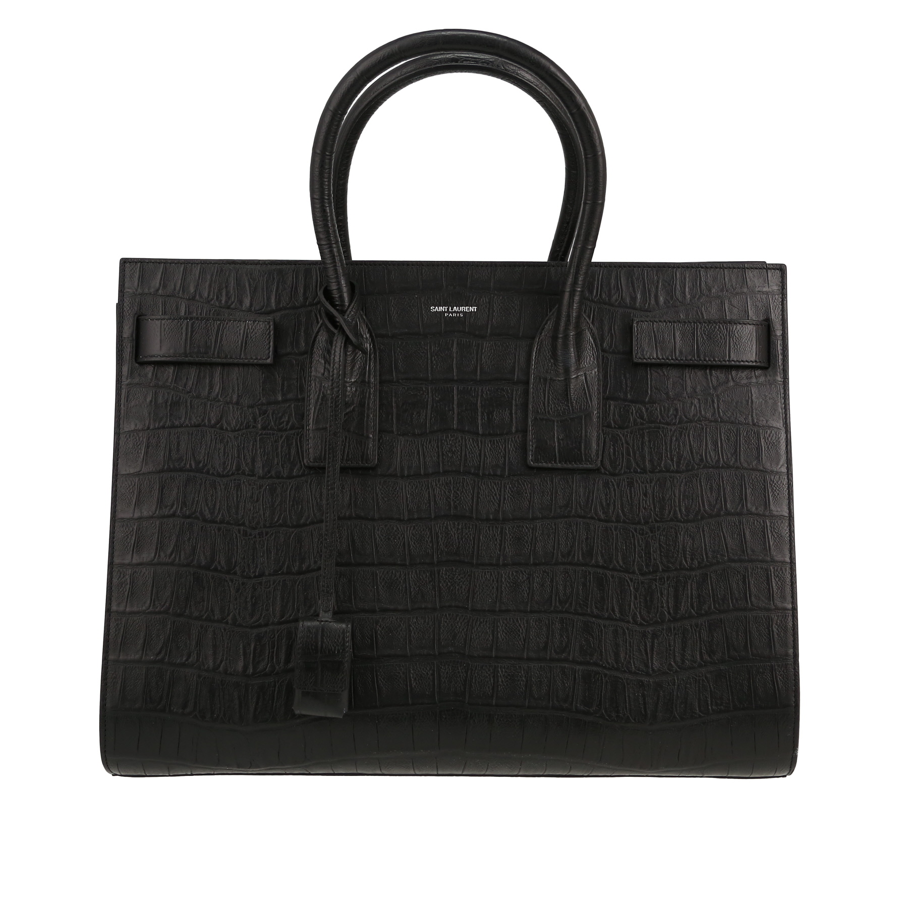 Sac De Jour Large Model Handbag In Black Leather