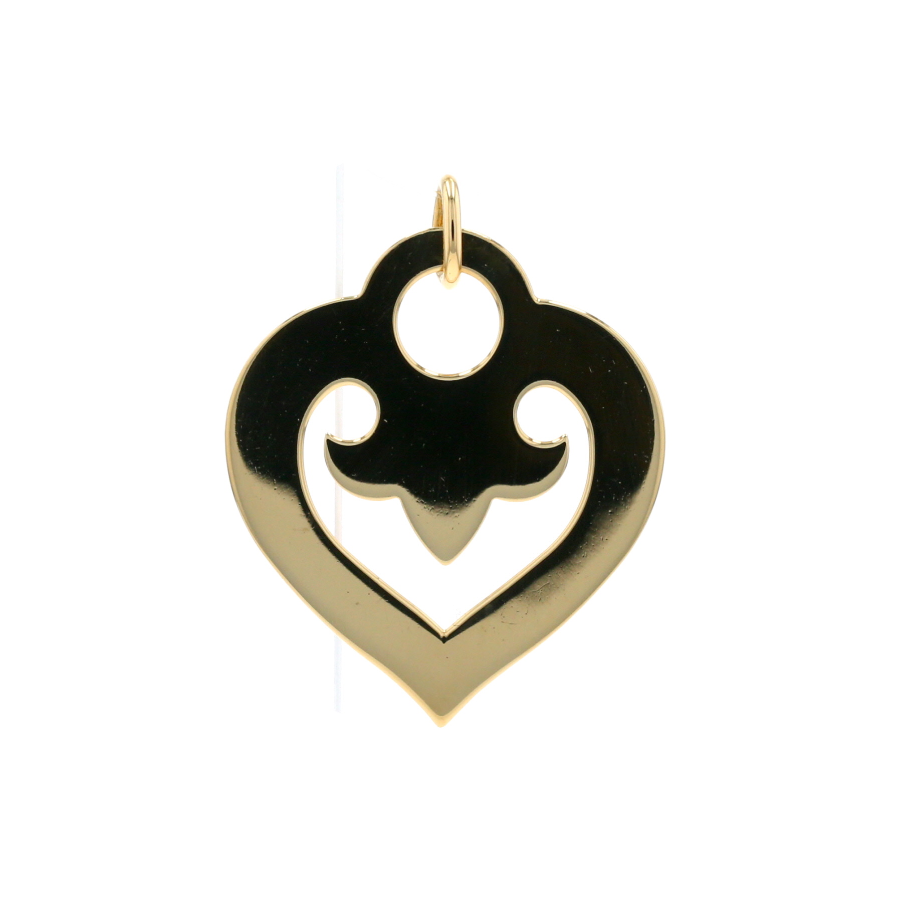 O.J. Perrin Légende large model pendant in yellow gold