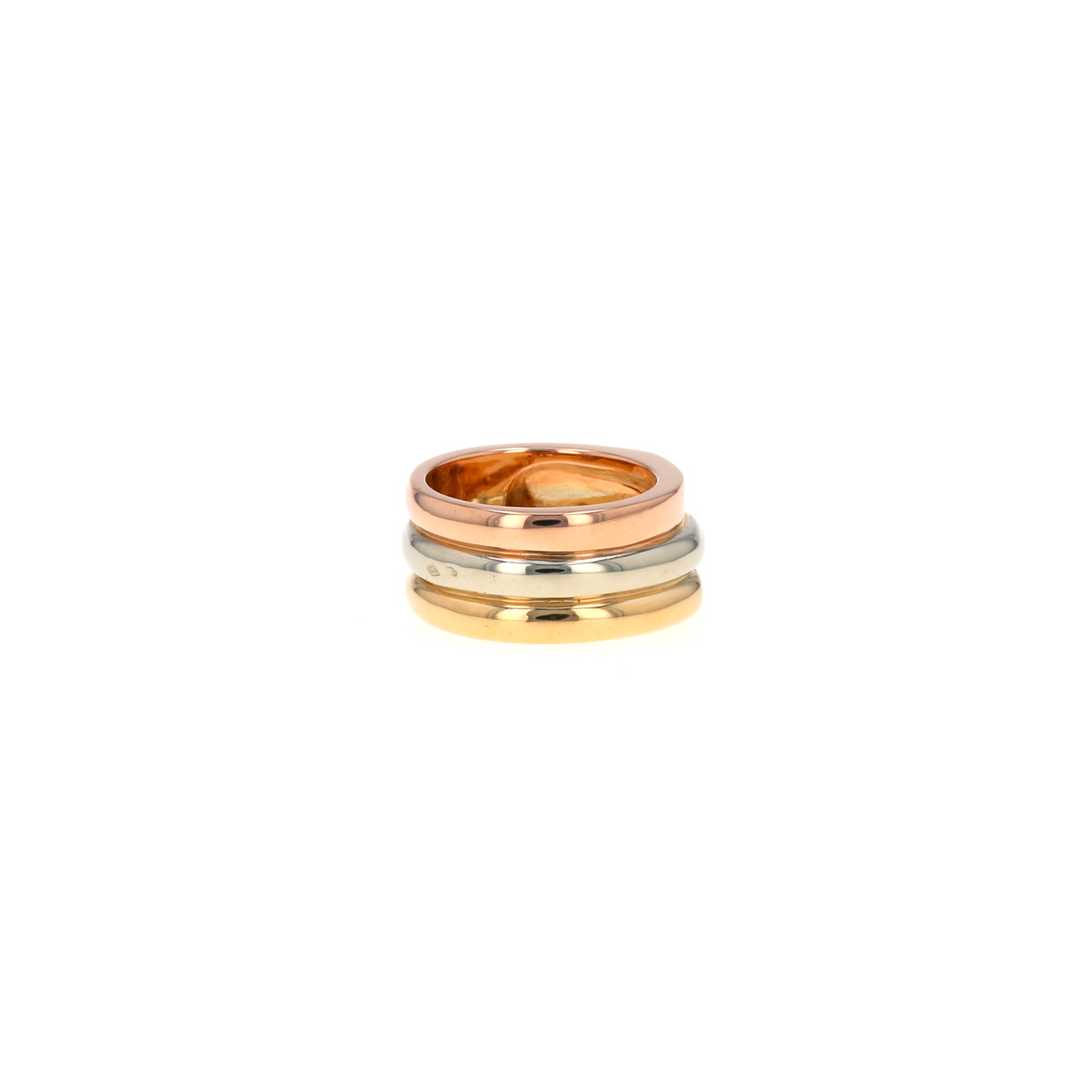 Cartier Trois ors sleeve ring in pink gold, white gold and yellow gold