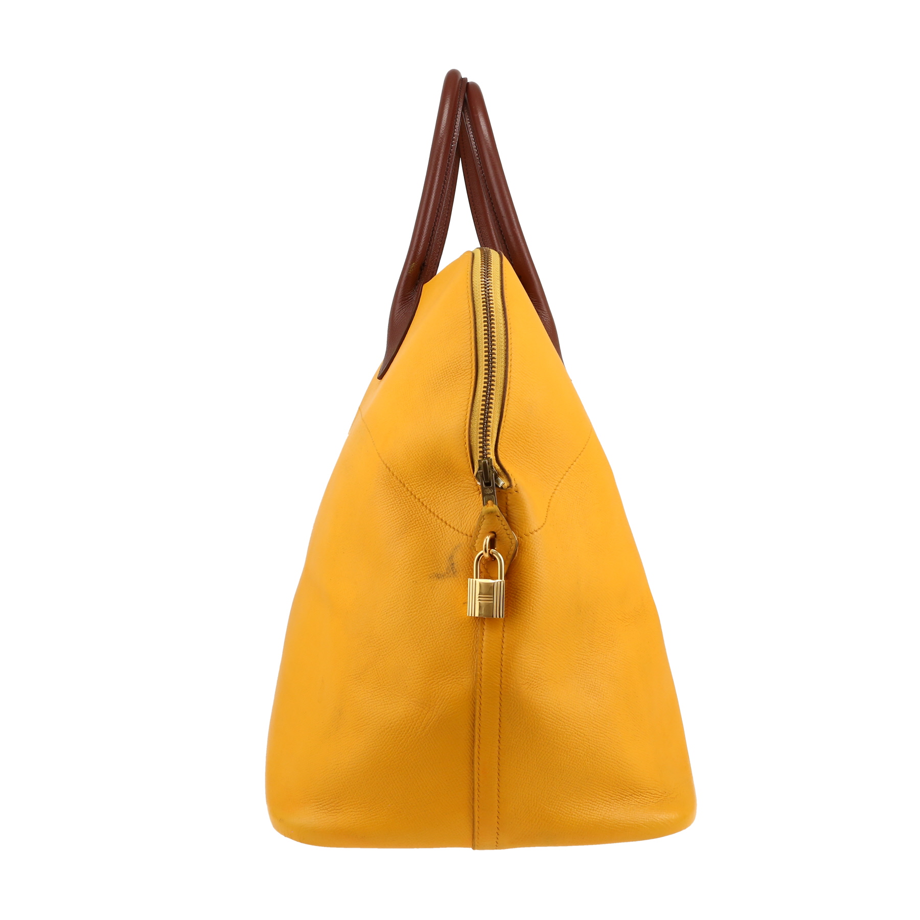 Bolide Travel Bag Travel Bag In Yellow And Brown