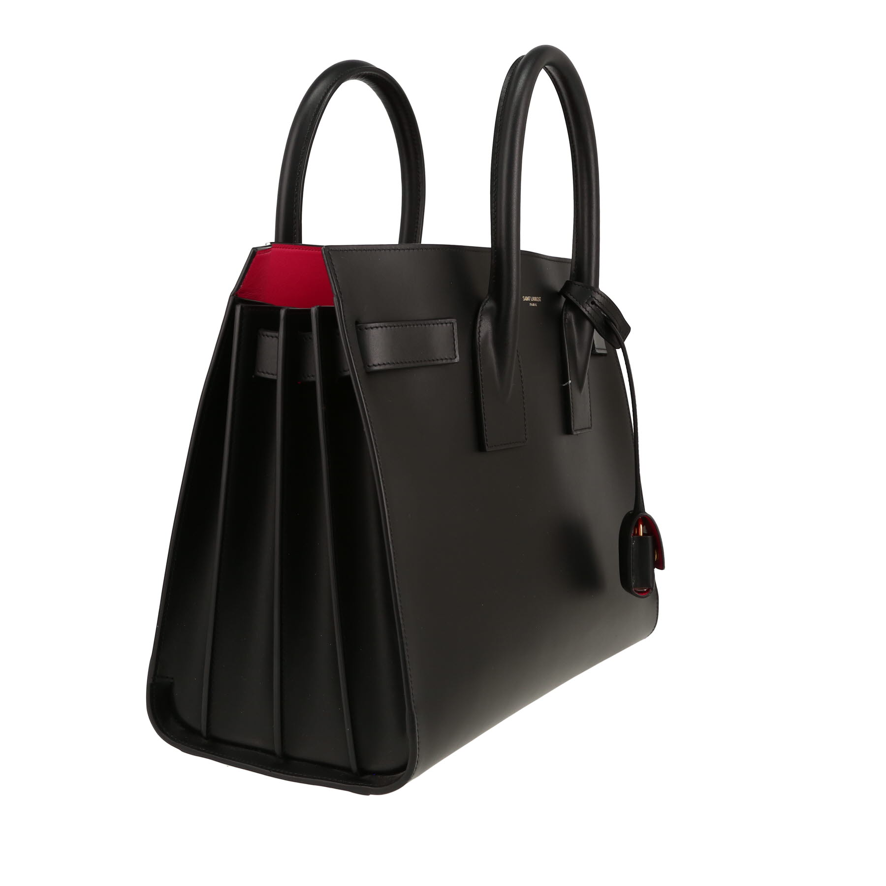 Sac à main Saint Laurent  Sac de jour petit modèle  en cuir noir