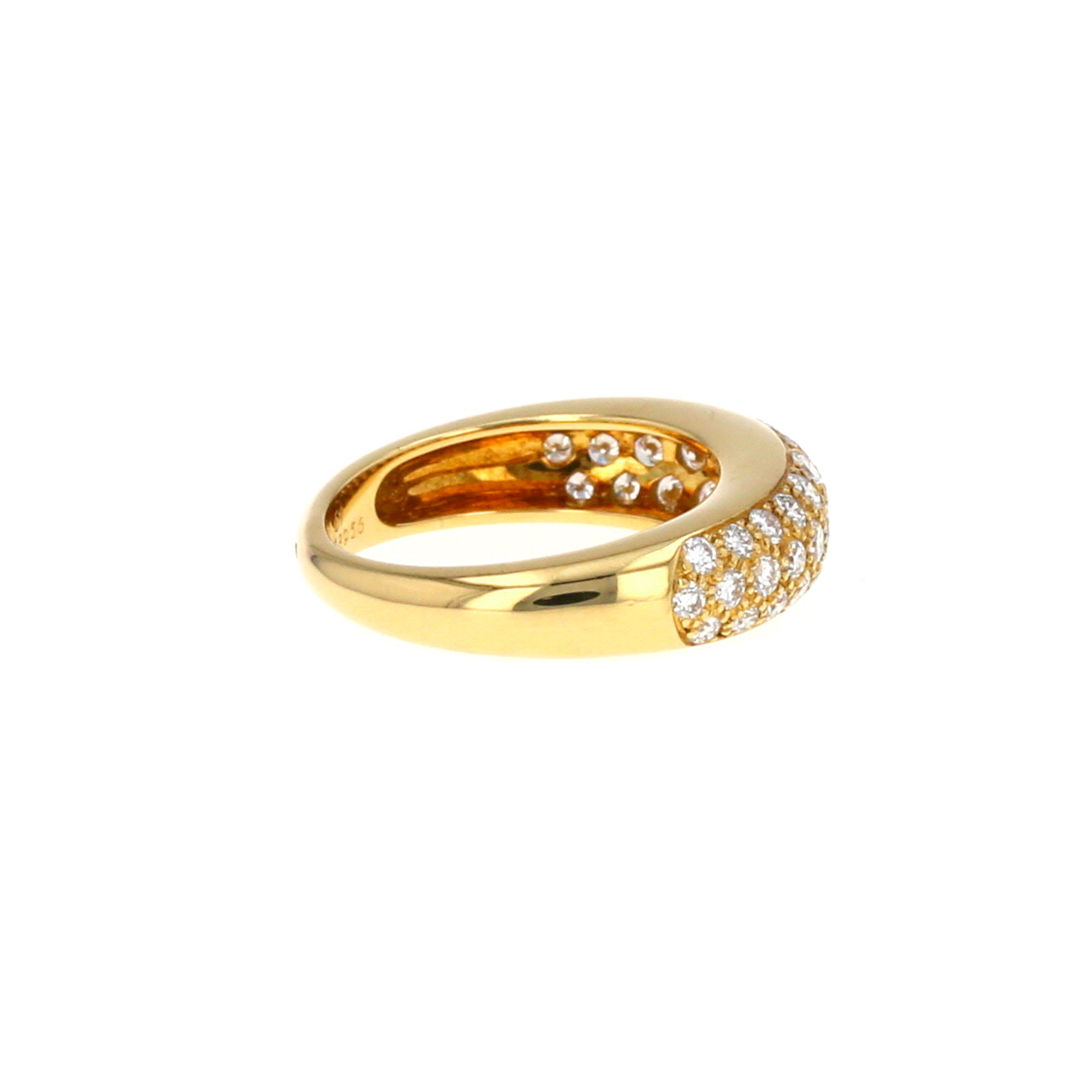 Cartier Mimi ring in yellow gold and diamonds