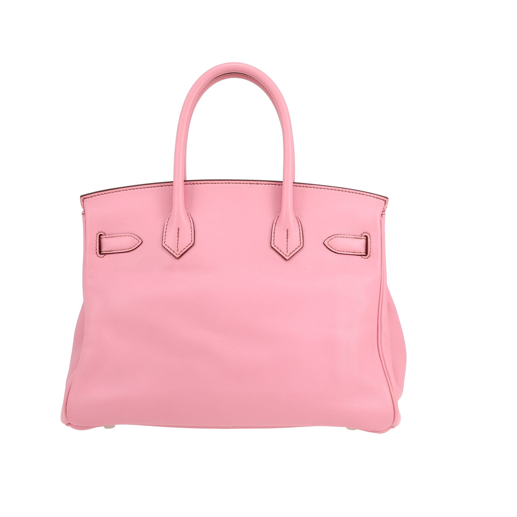 Birkin 30 cm Handbag In Rose Bubblegum Swift Leather