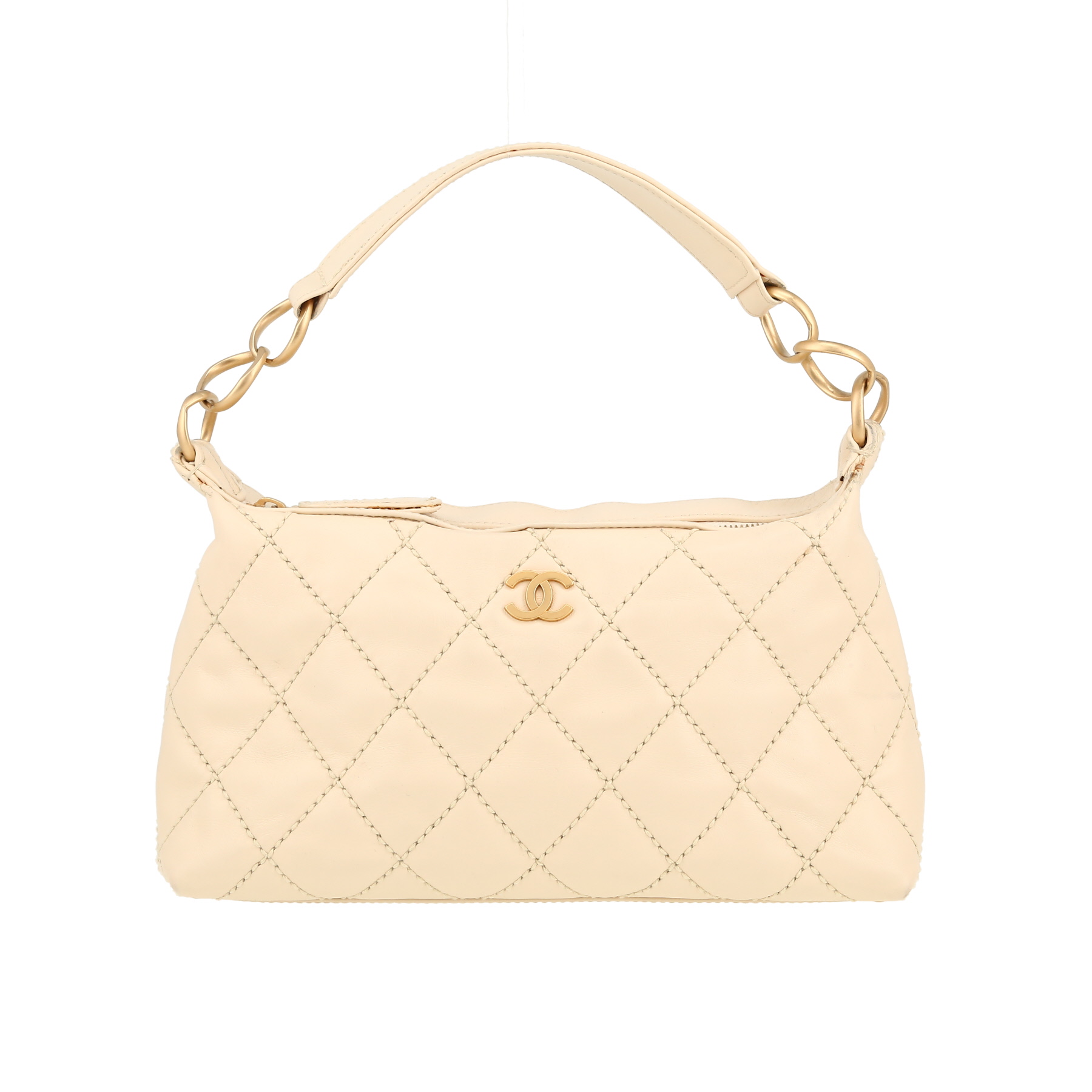 Handbag In Quilted Leather