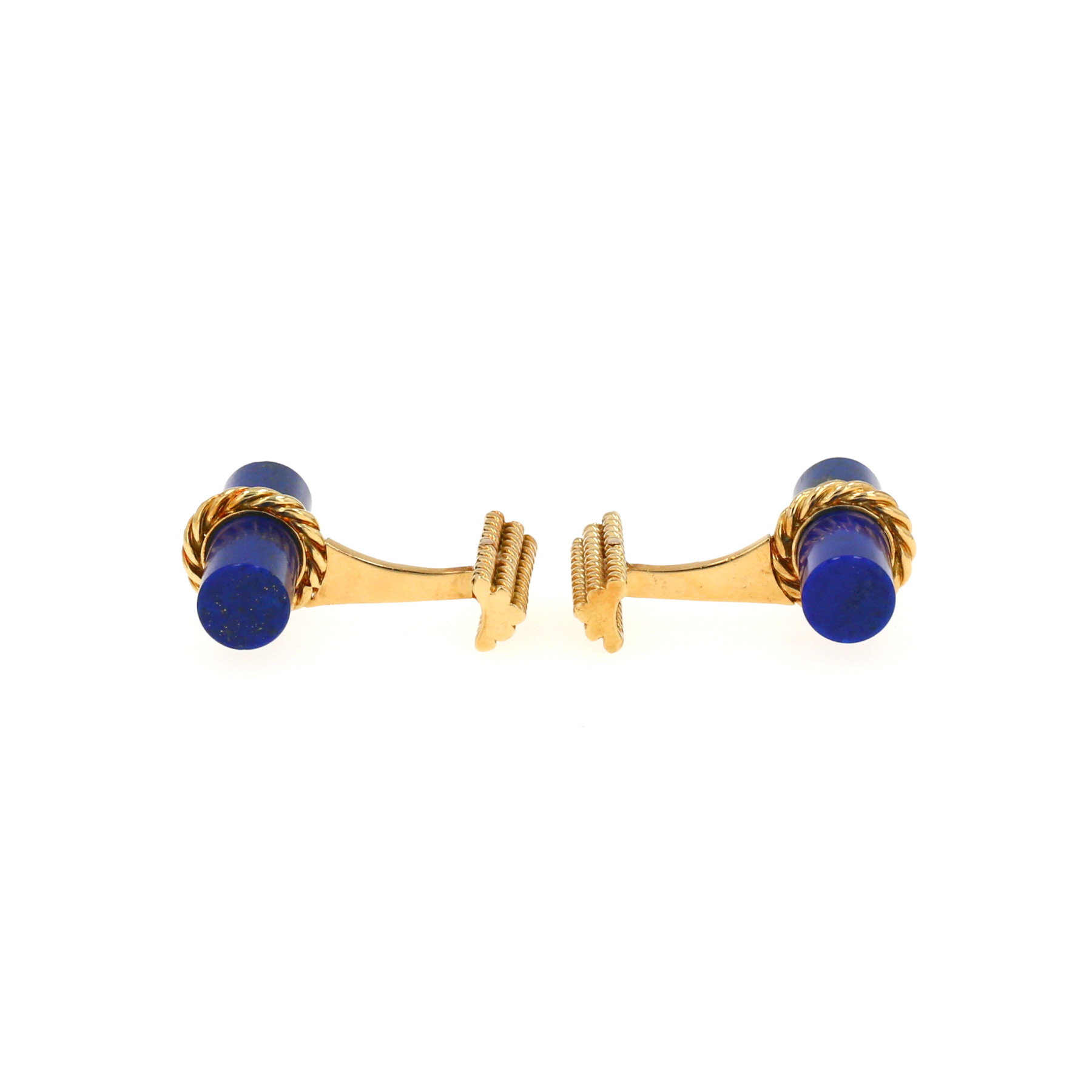47 Paire de boutons de manchettes Art déco en or 18K (750