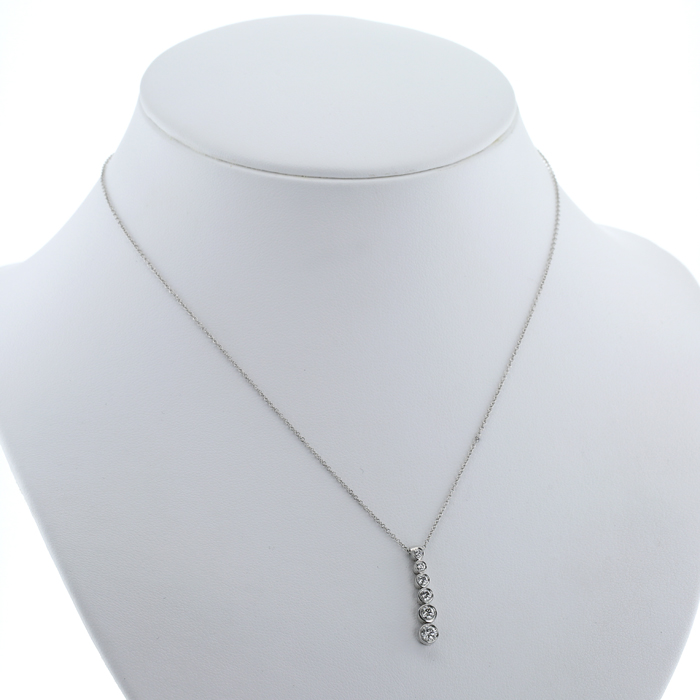 Tiffany 
Co Jazz pendant in platinium and diamonds Tiffany 
Co Jazz pendant in platinium and diamonds