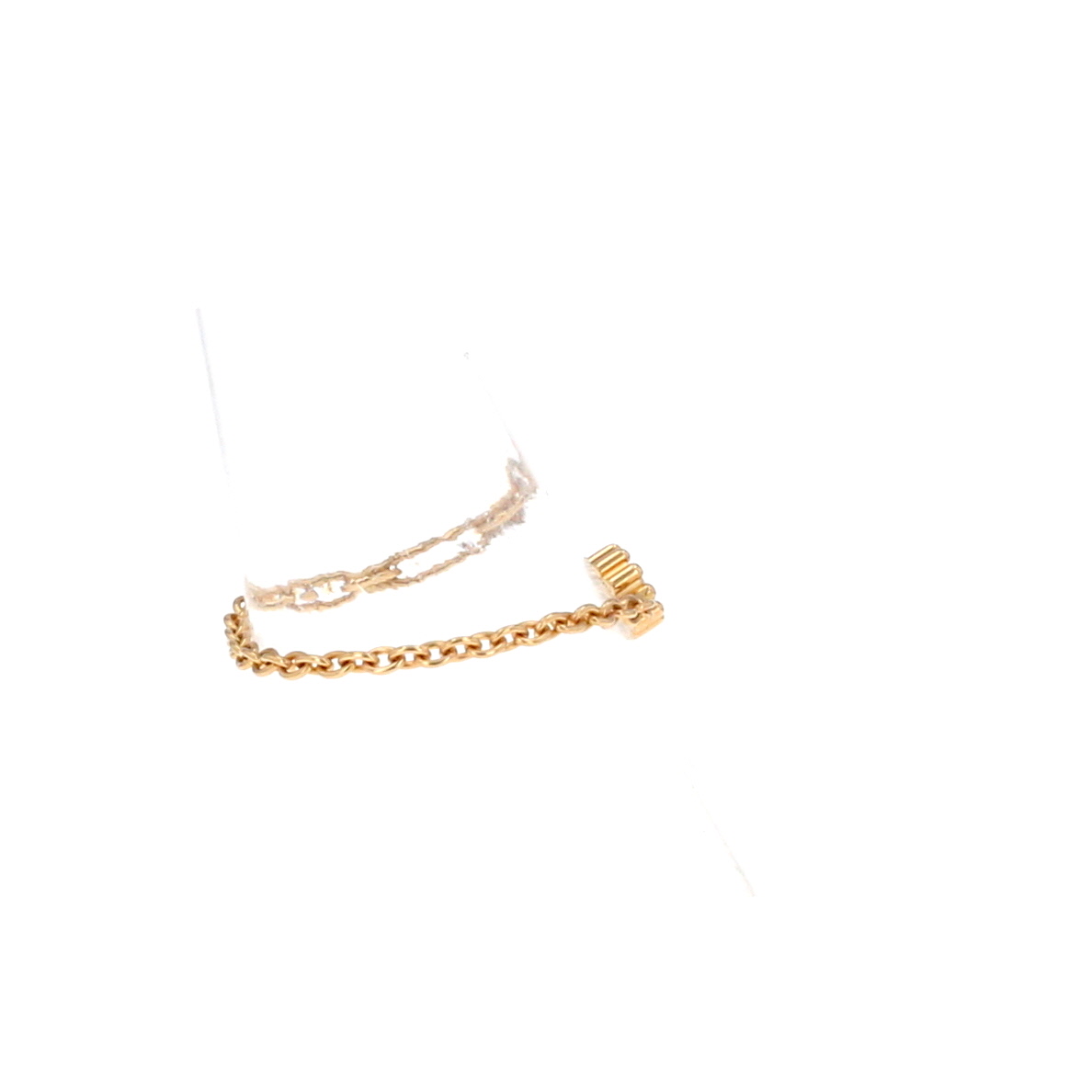 Flexible Dior Mimirose ring in yellow gold and diamondand in diamond