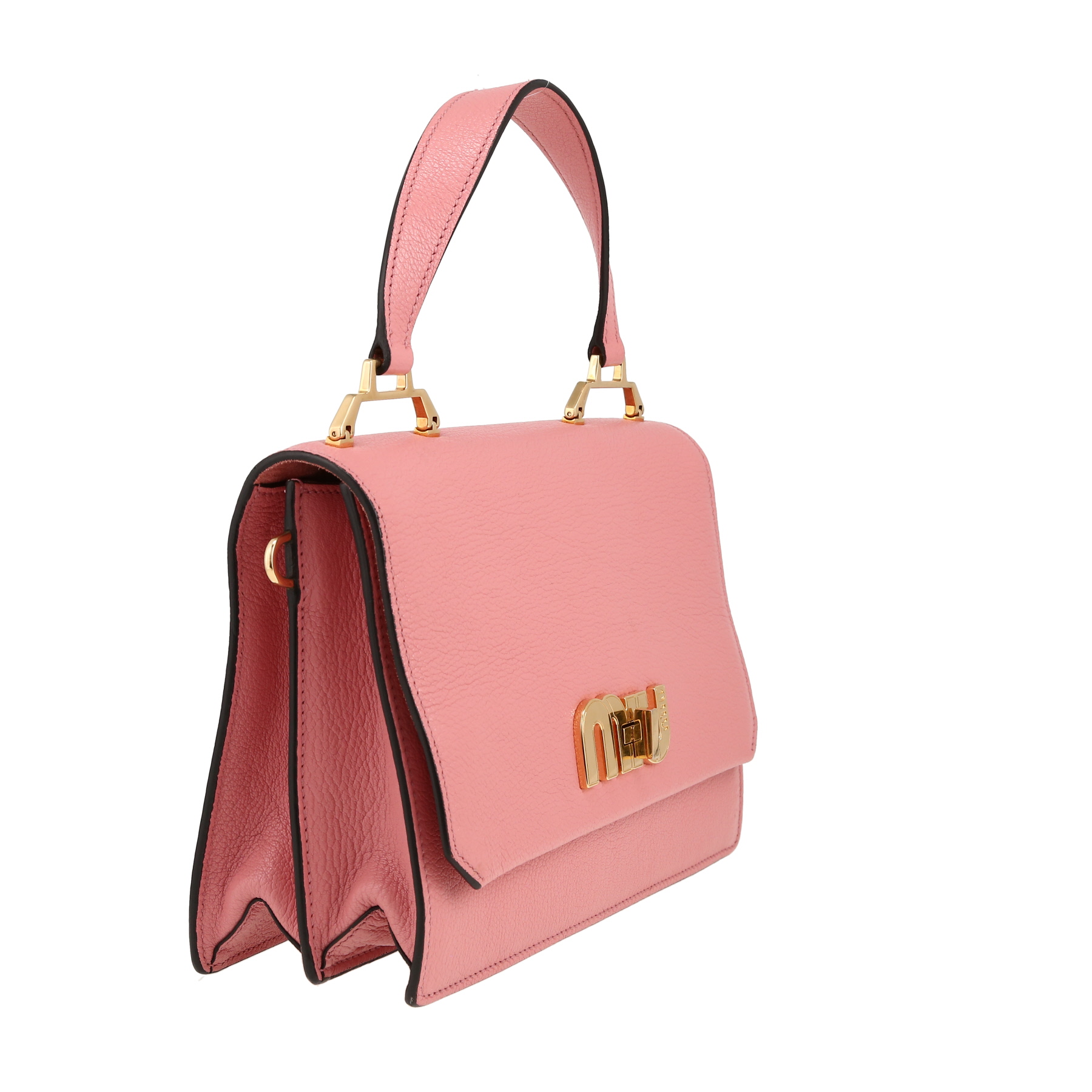 Bolso de mano Miu Miu  Madras en cuero rosa