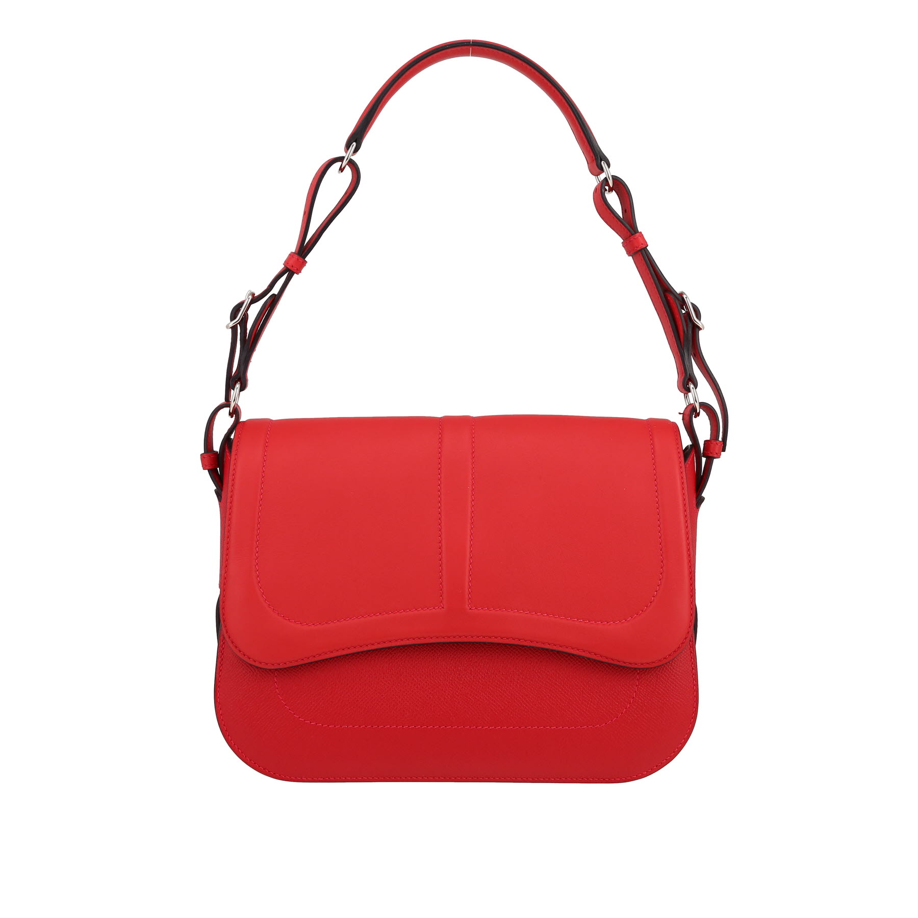 Harnais Handbag Swift Leather And Rouge De Coeur Epsom