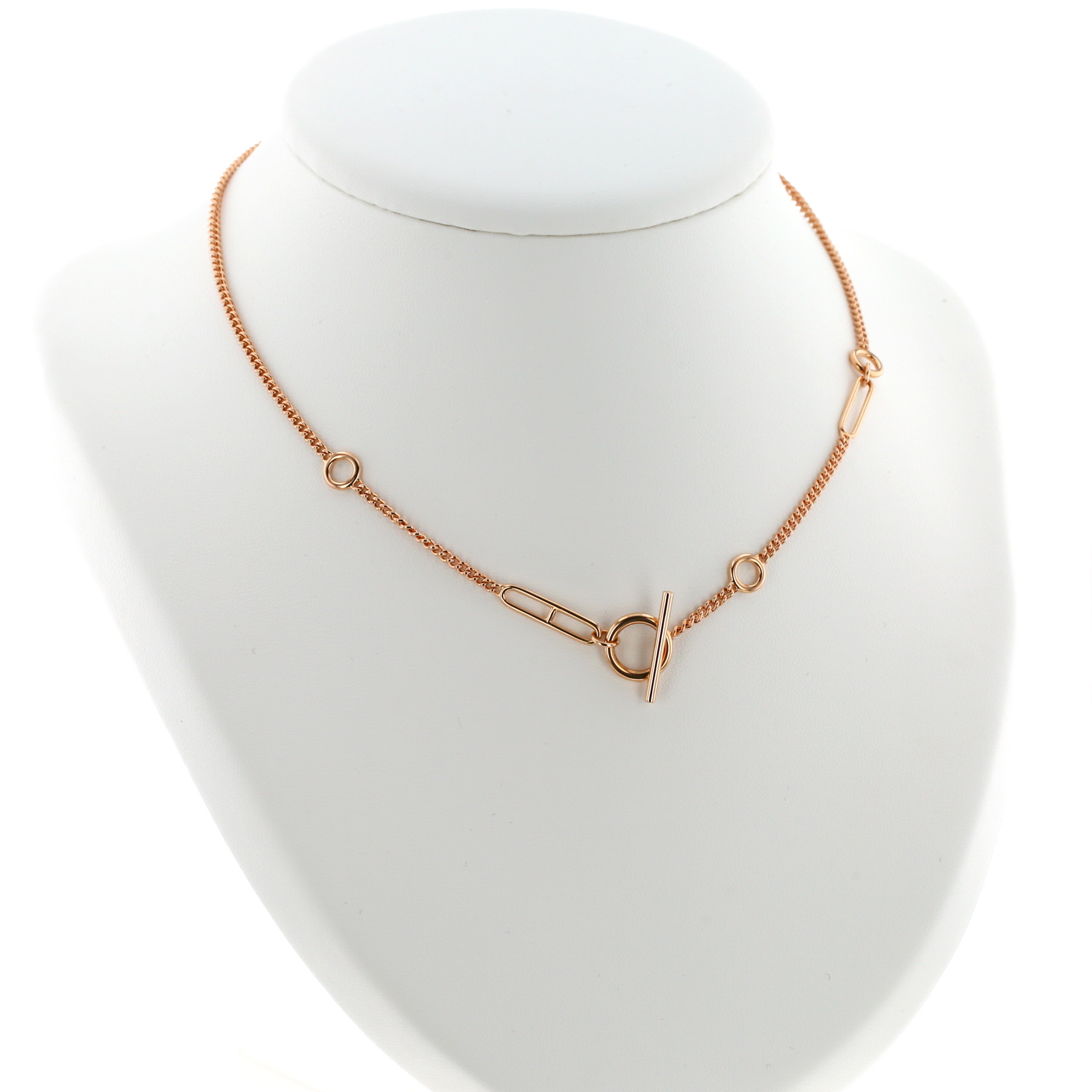 Collar Hermès Echappée de oro rosa