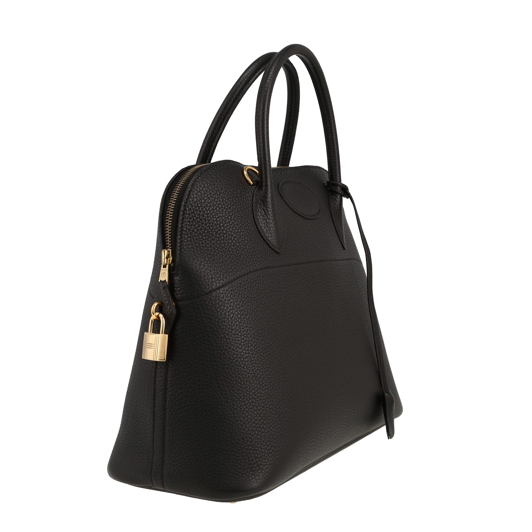 Sac à main Hermès  Bolide en cuir togo noir