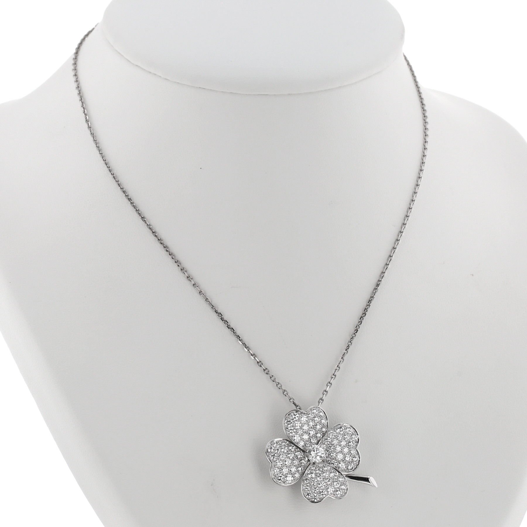 Broche-pendentif Van Cleef & Arpels Cosmos en or blanc et diamants