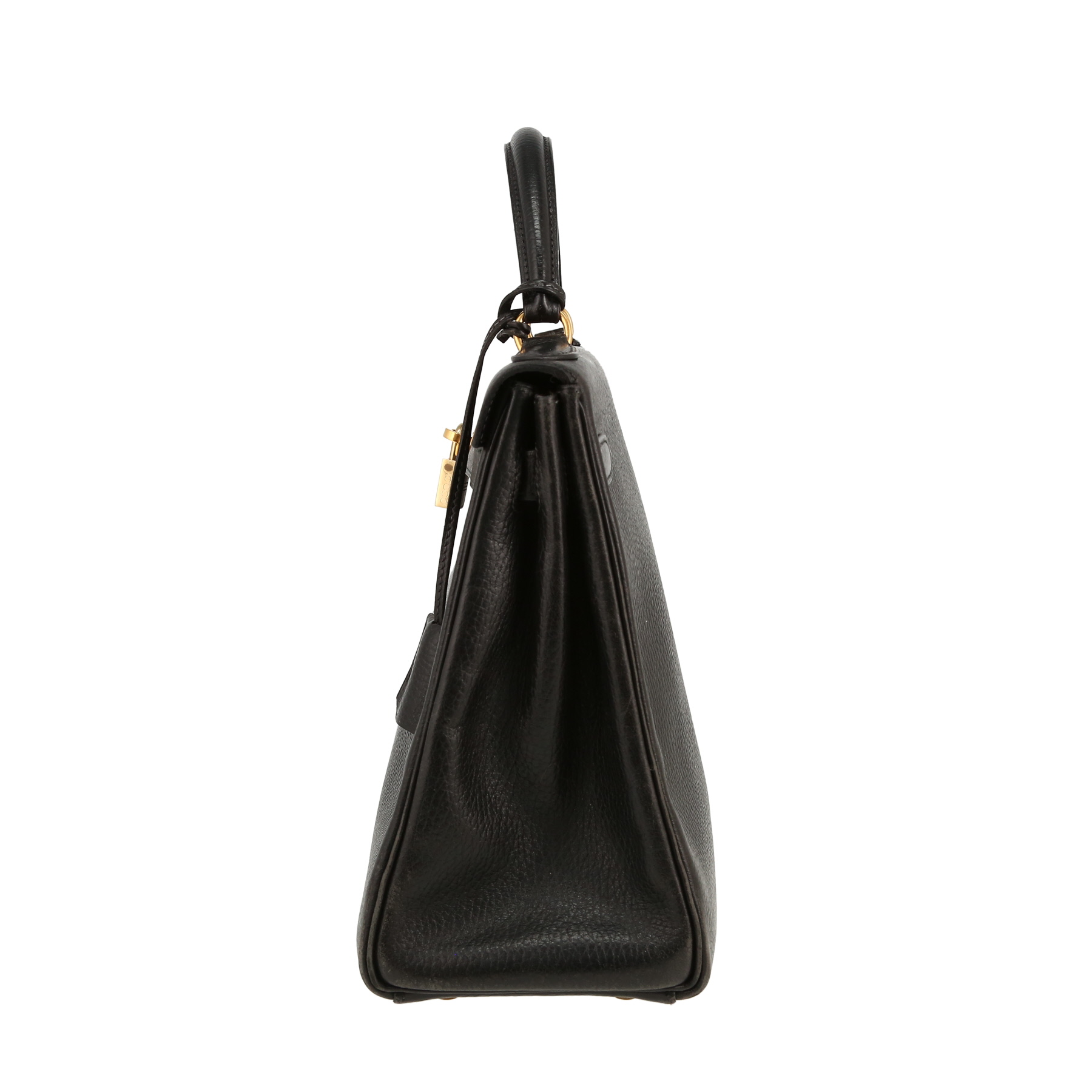 Kelly 32 cm Handbag In Black Ardenne Leather