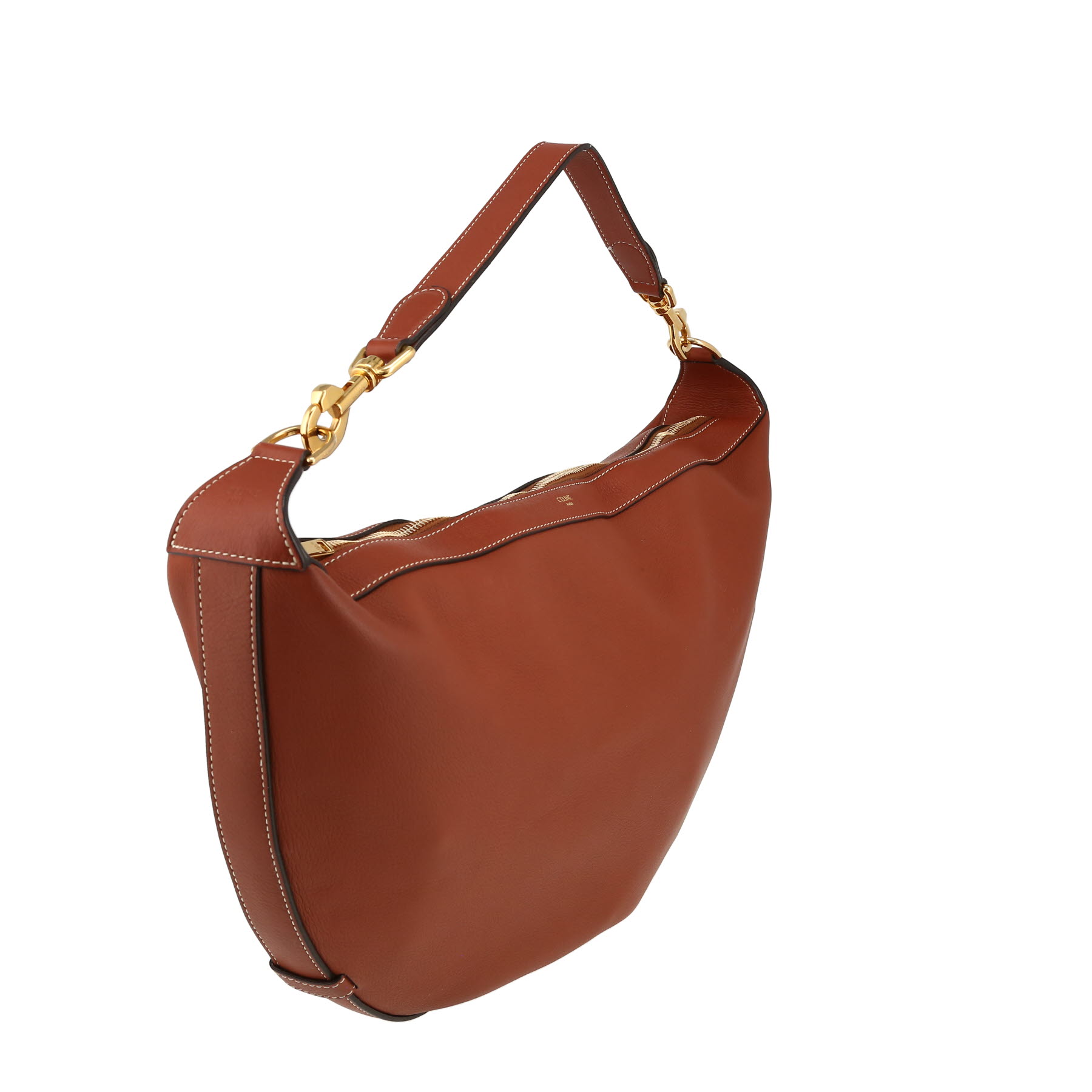 Celine  Romy large model  handbag  in gold leather