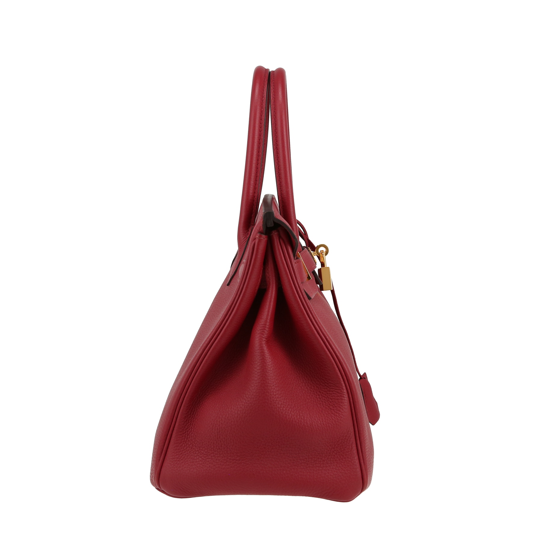 Birkin 30 cm Handbag In Pomegranate Togo Leather