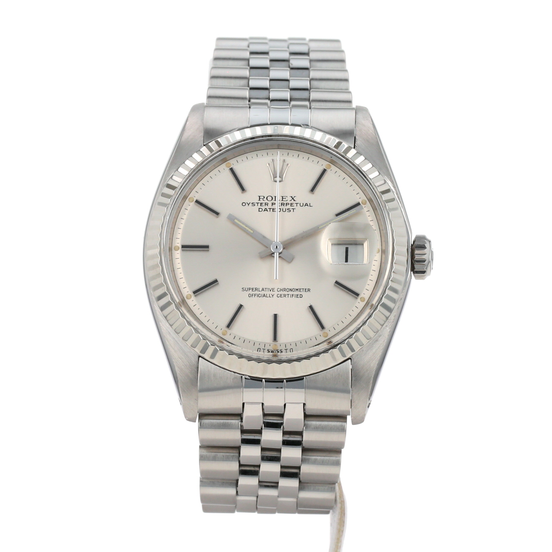 Datejust In And Stainless Steel Ref: 1601 Circa