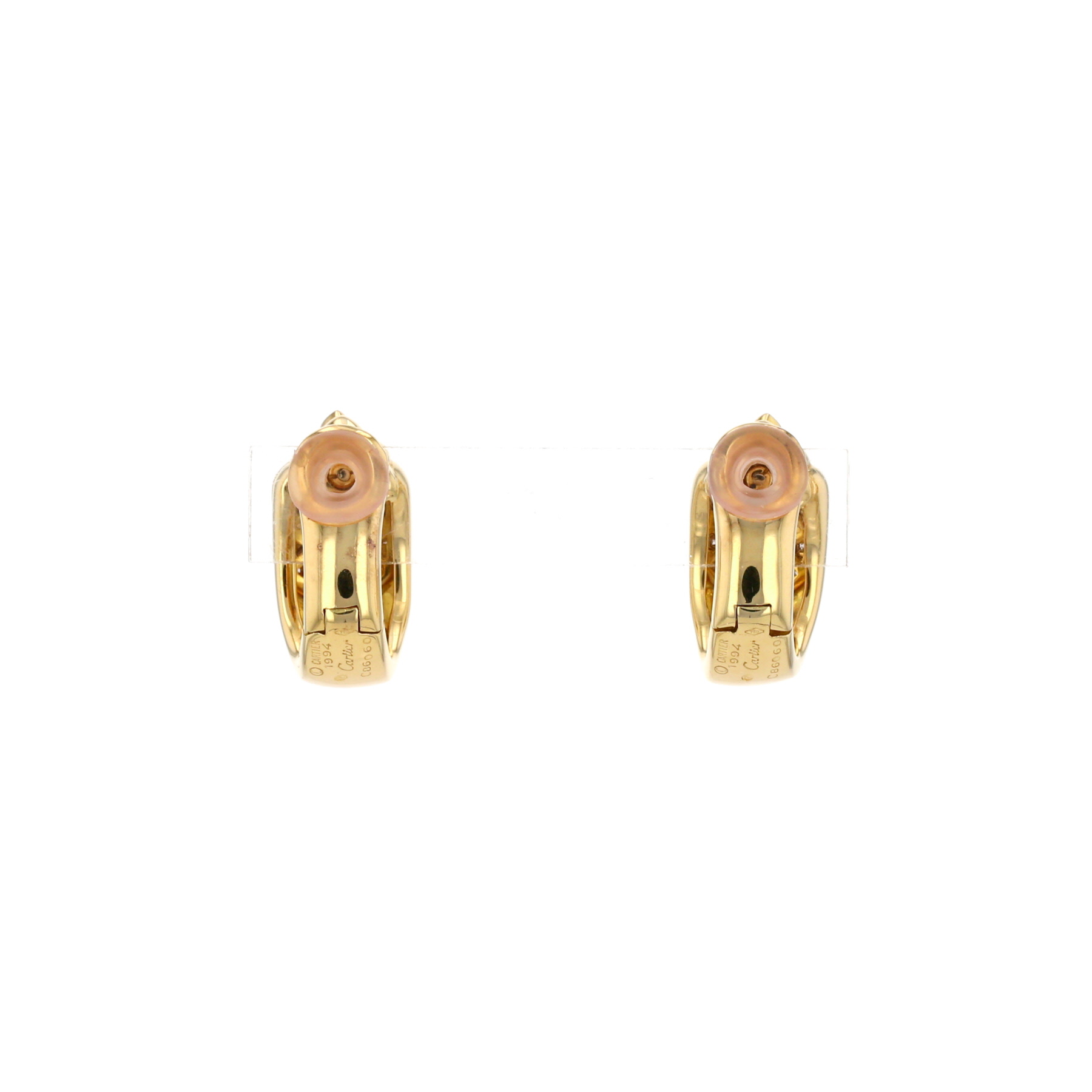 Byzantine Earrings In Yellow , Diamonds And Colored Stones