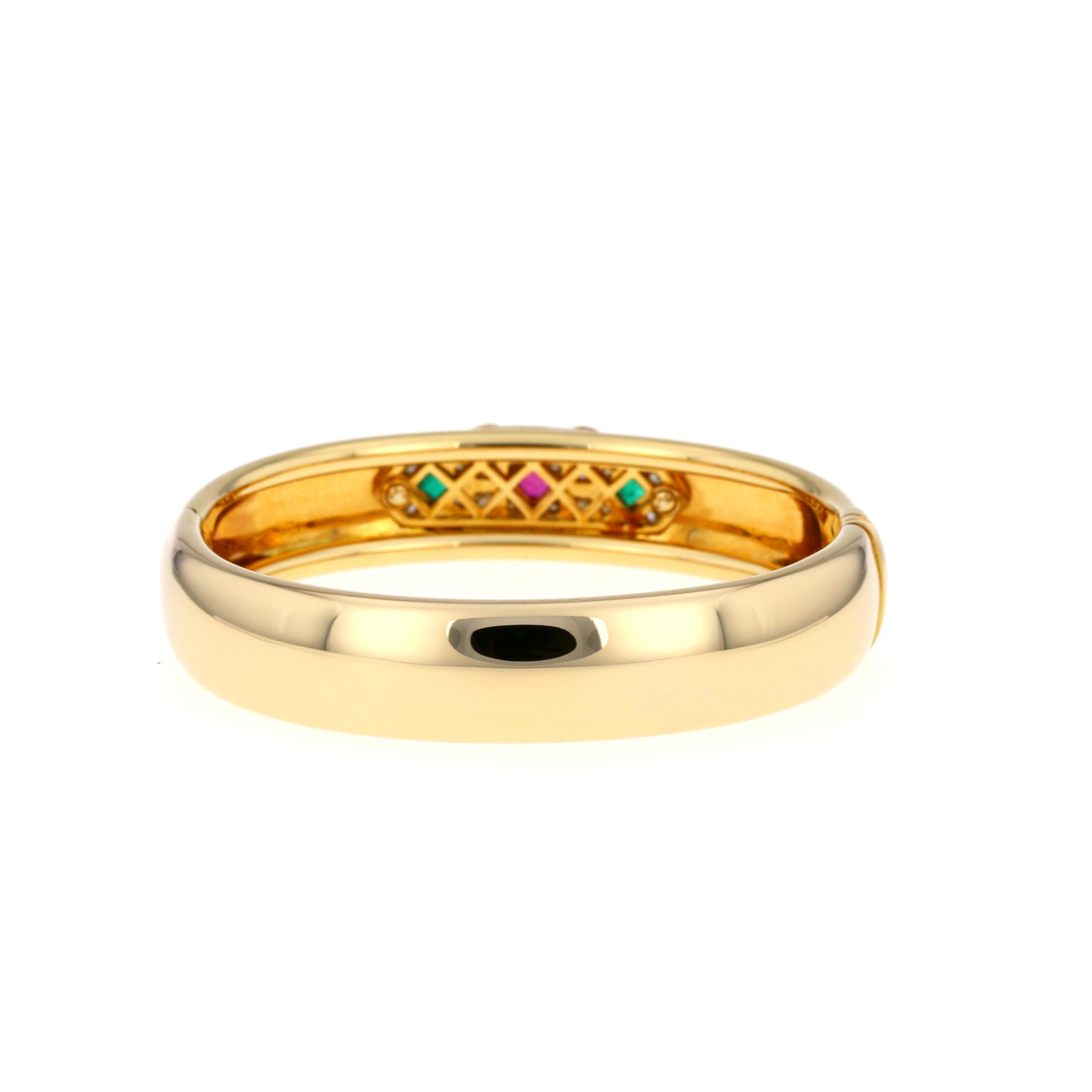 Byzantine 1990'S Bracelet In Yellow , Diamonds And