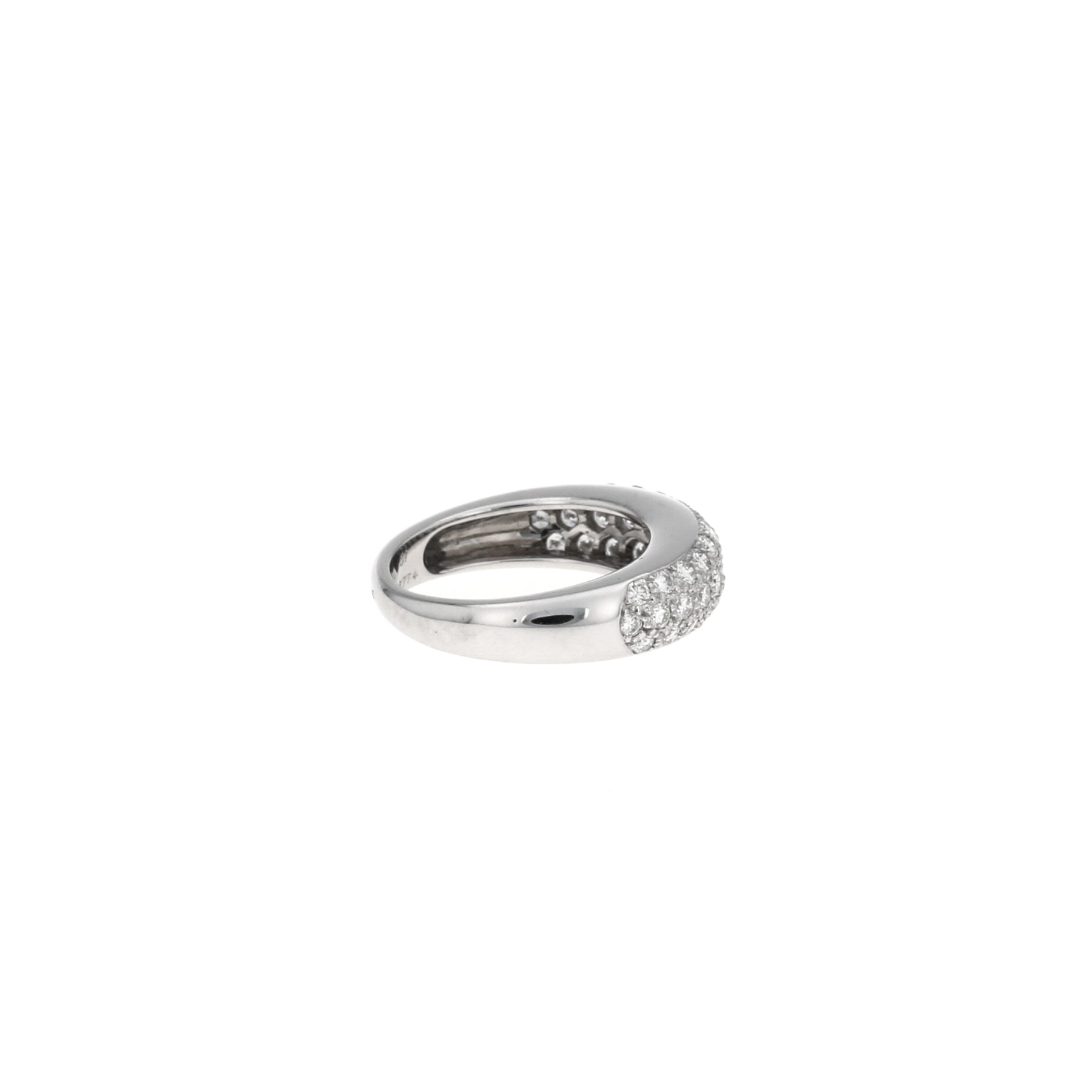 Cartier Mimi  1990's ring in platinium and diamonds