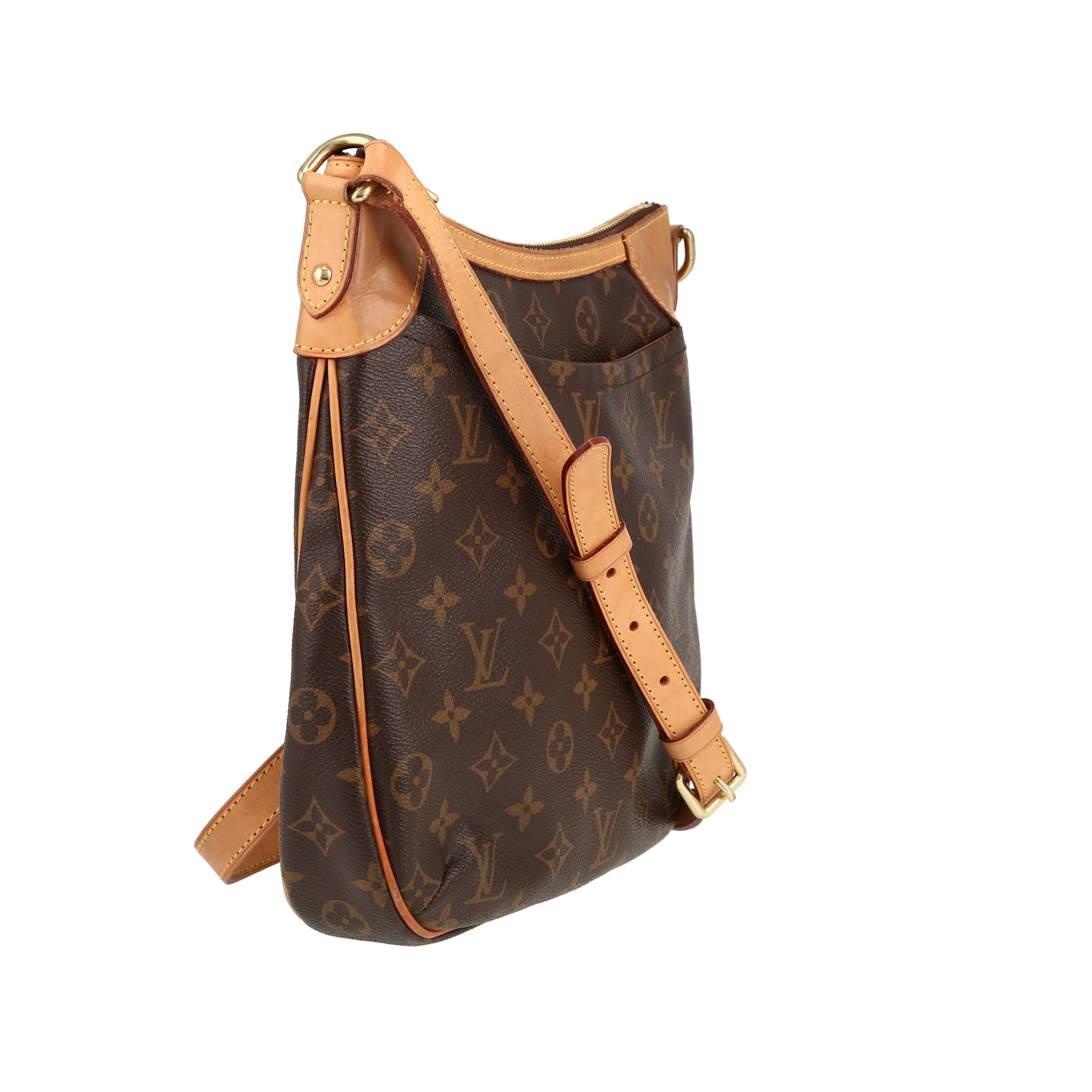 Borsa a tracolla Louis Vuitton  Odeon in tela monogram e pelle naturale