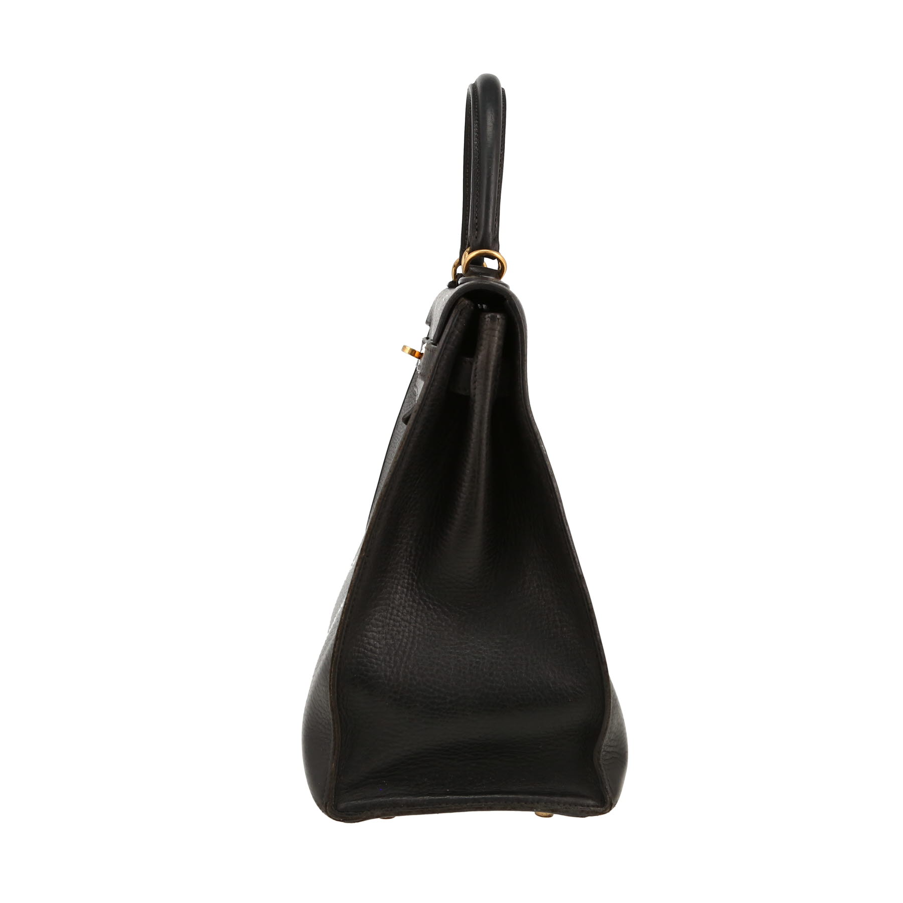Kelly 35 cm Handbag In Black Ardenne Leather
