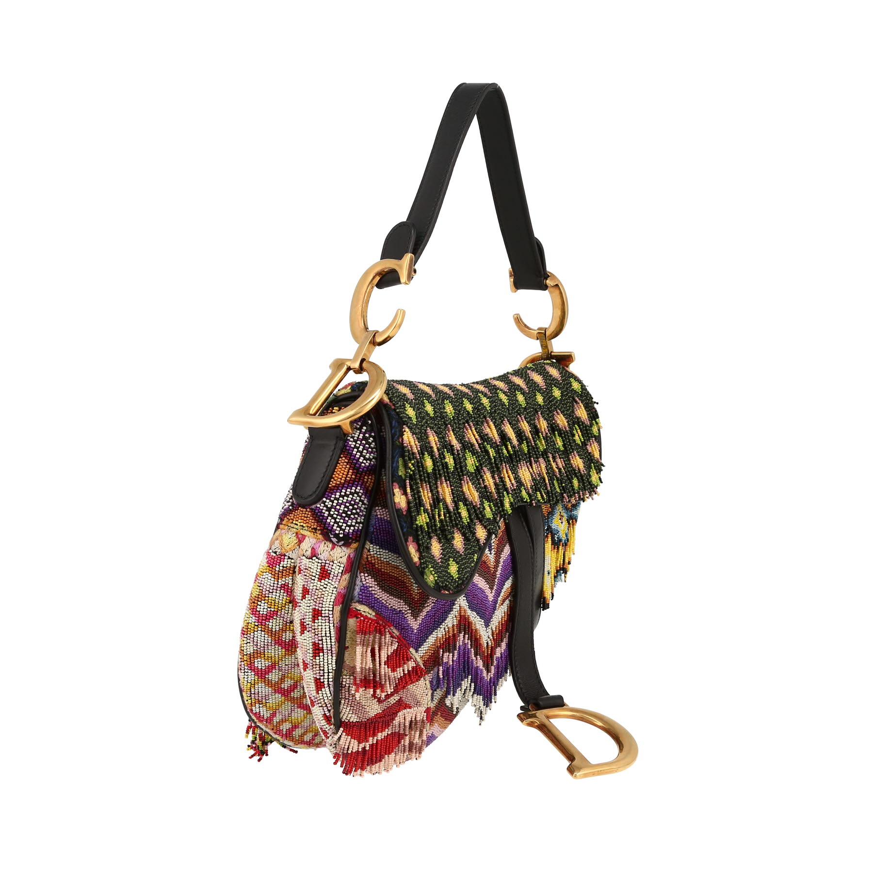 Dior  Saddle handbag limited edition in black leather