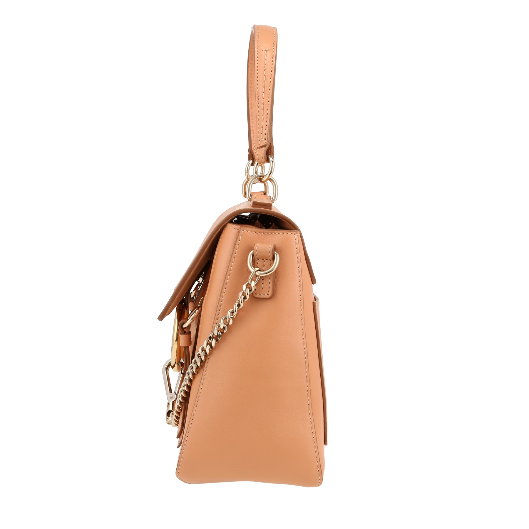 Faye Shoulder Bag In Pink Leather