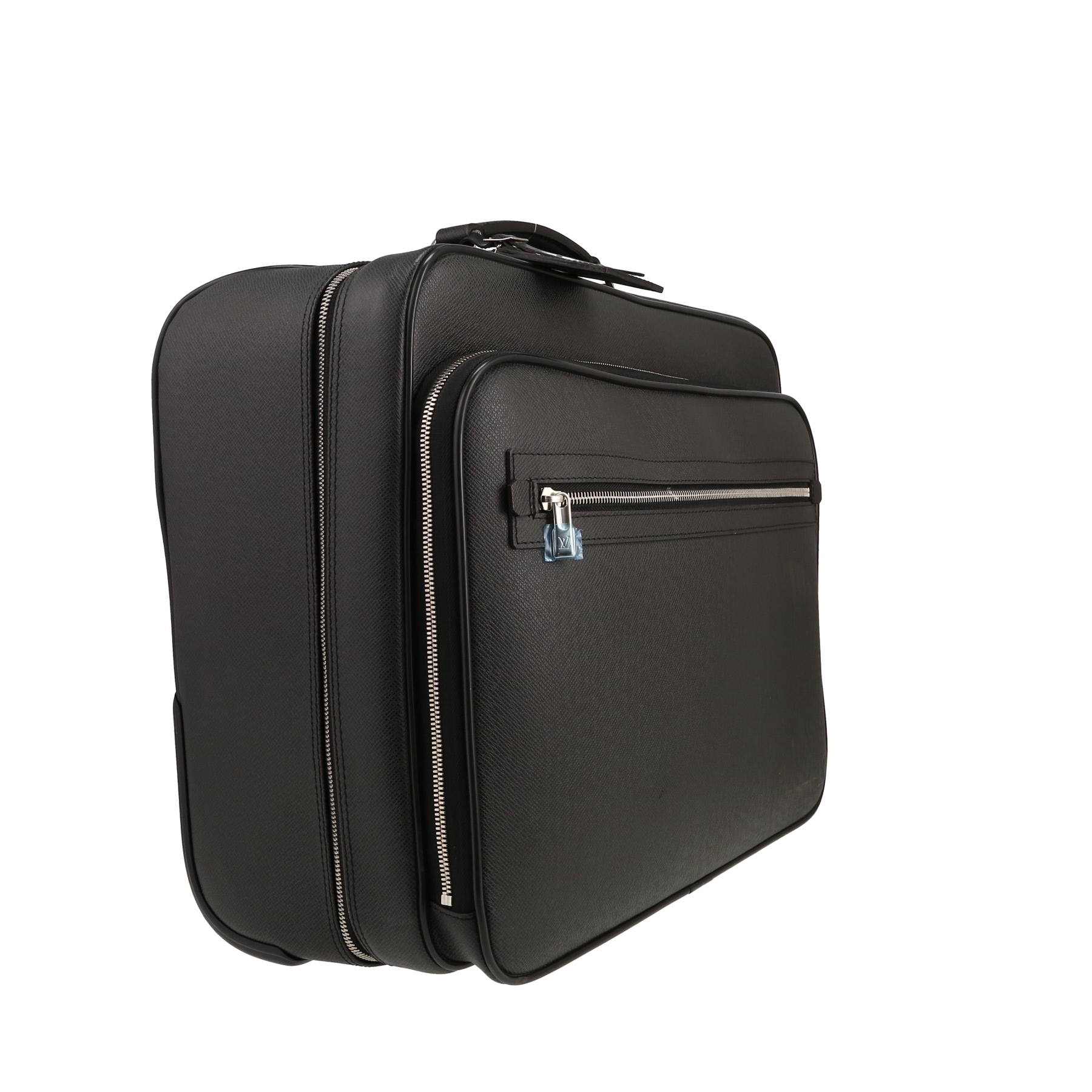 Louis Vuitton   suitcase  in black leather